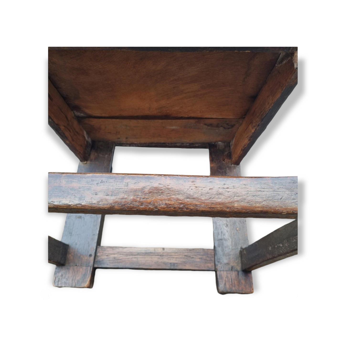 Early 17th Century English Antique Oak Wainscot Armchair, Circa 1620