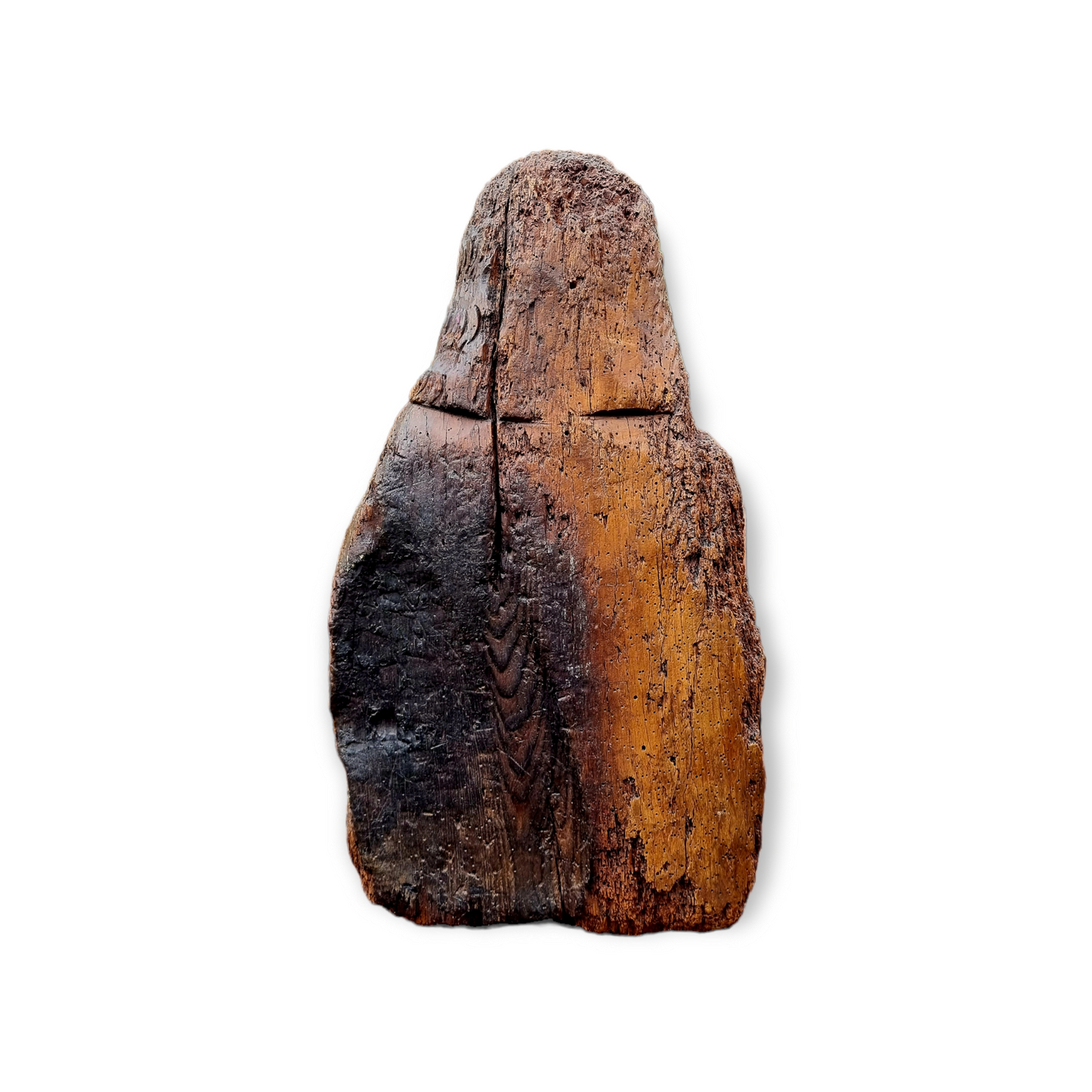 15th Century Flemish Carved Oak Sculpture – Saint’s Head & Torso Fragment