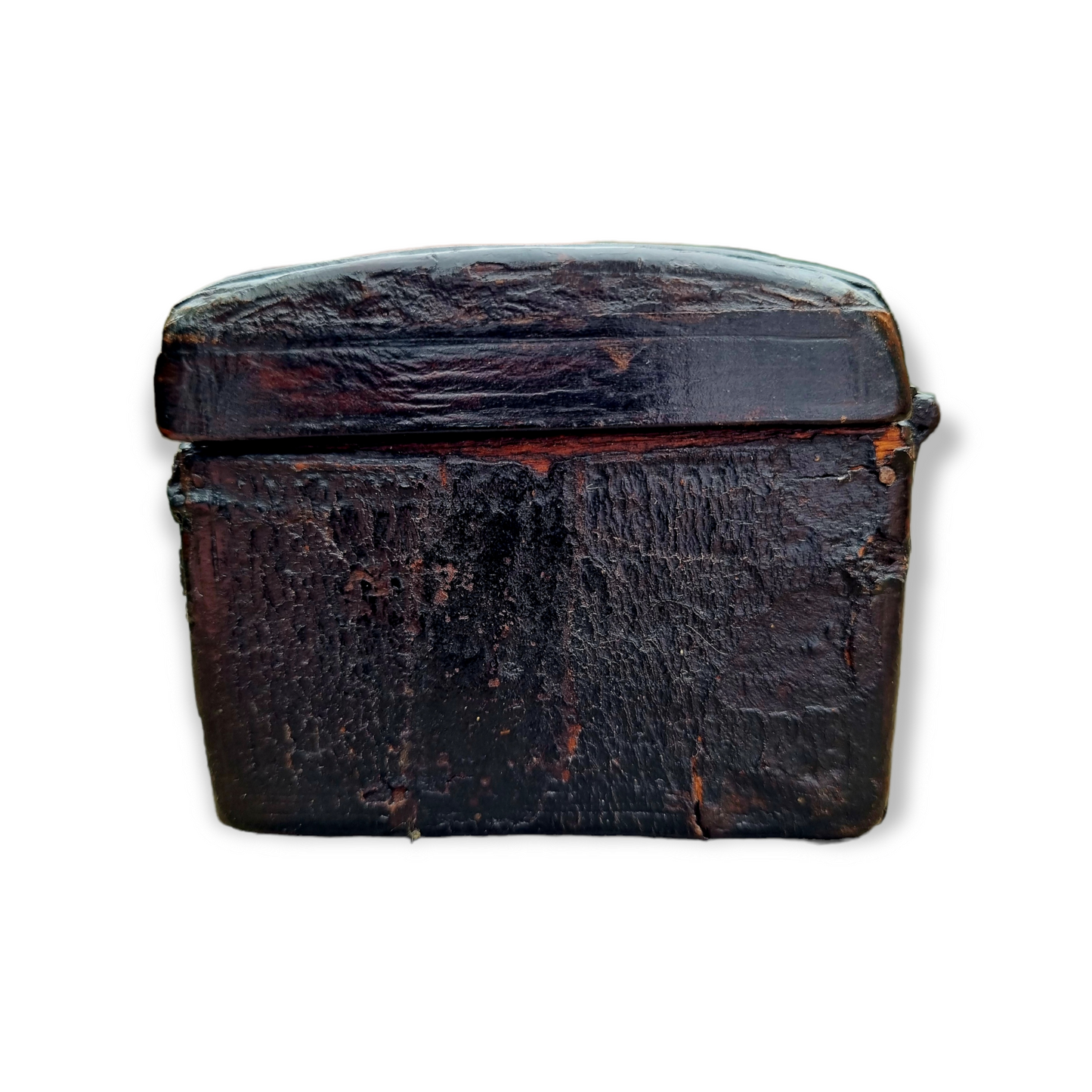 Diminutive 16th Century Antique Leather and Iron-Bound Missal Box