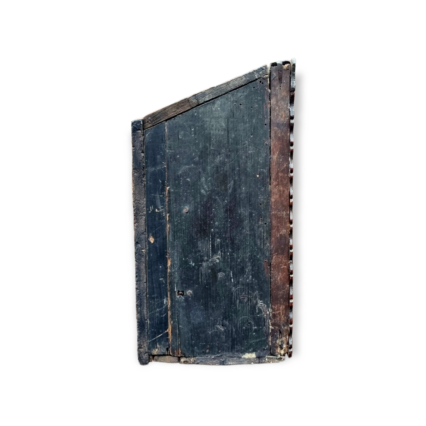 19th Century English Antique Folk Art Diorama | Elijah’s Fiery Chariot | Biblical Scene in Shadow Box