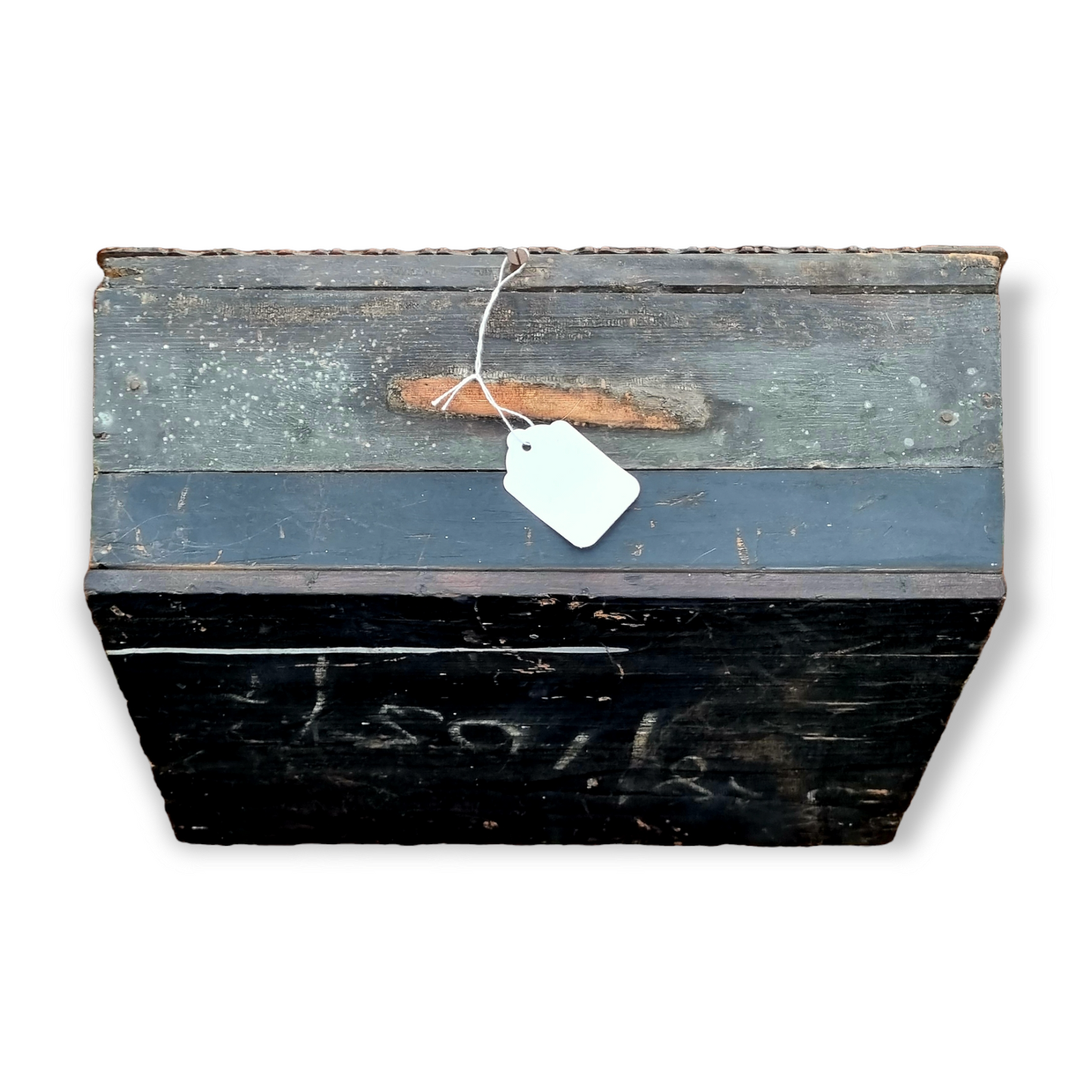 19th Century English Antique Folk Art Diorama | Elijah’s Fiery Chariot | Biblical Scene in Shadow Box