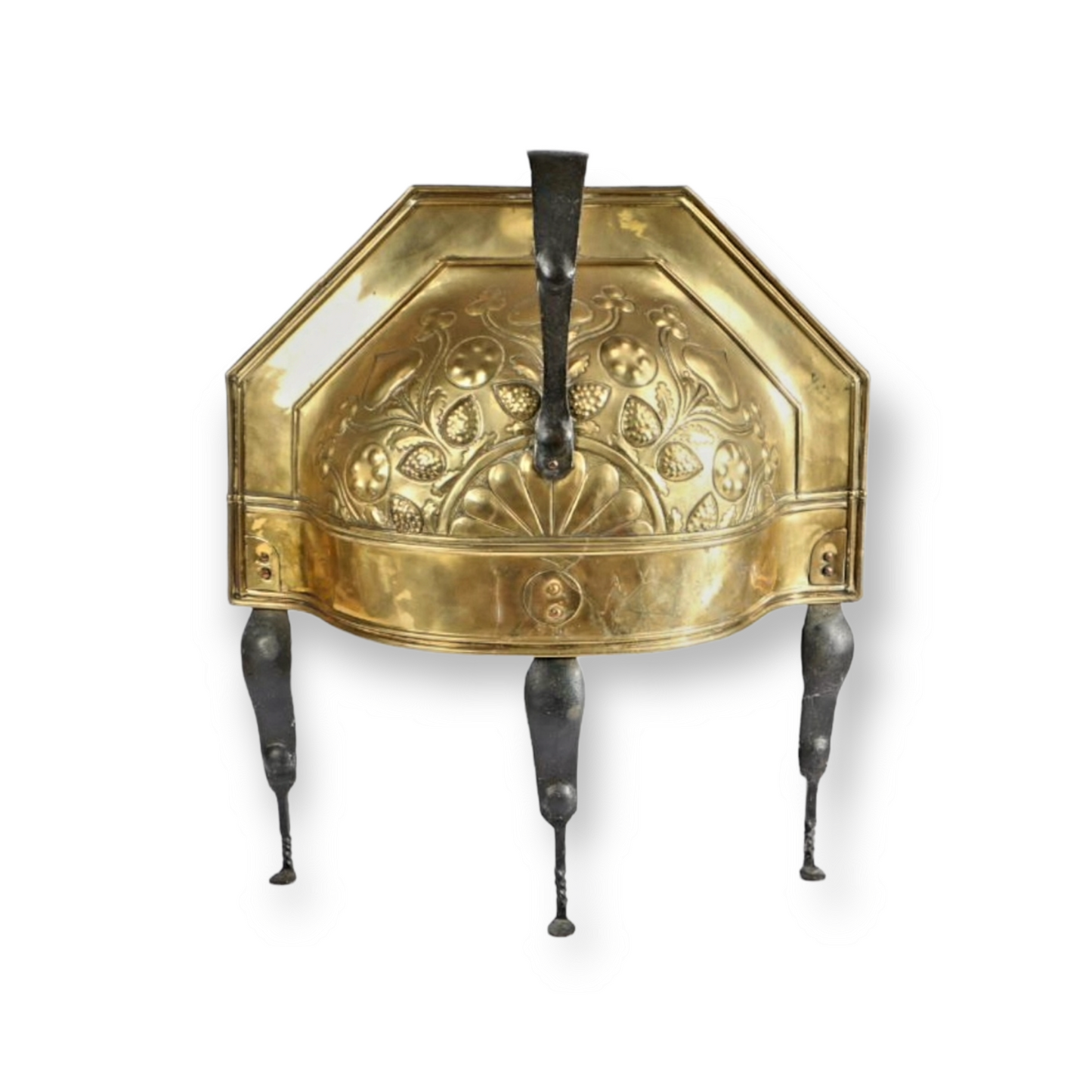 Rare 18th Century Dutch Antique Brass and Iron Curfew