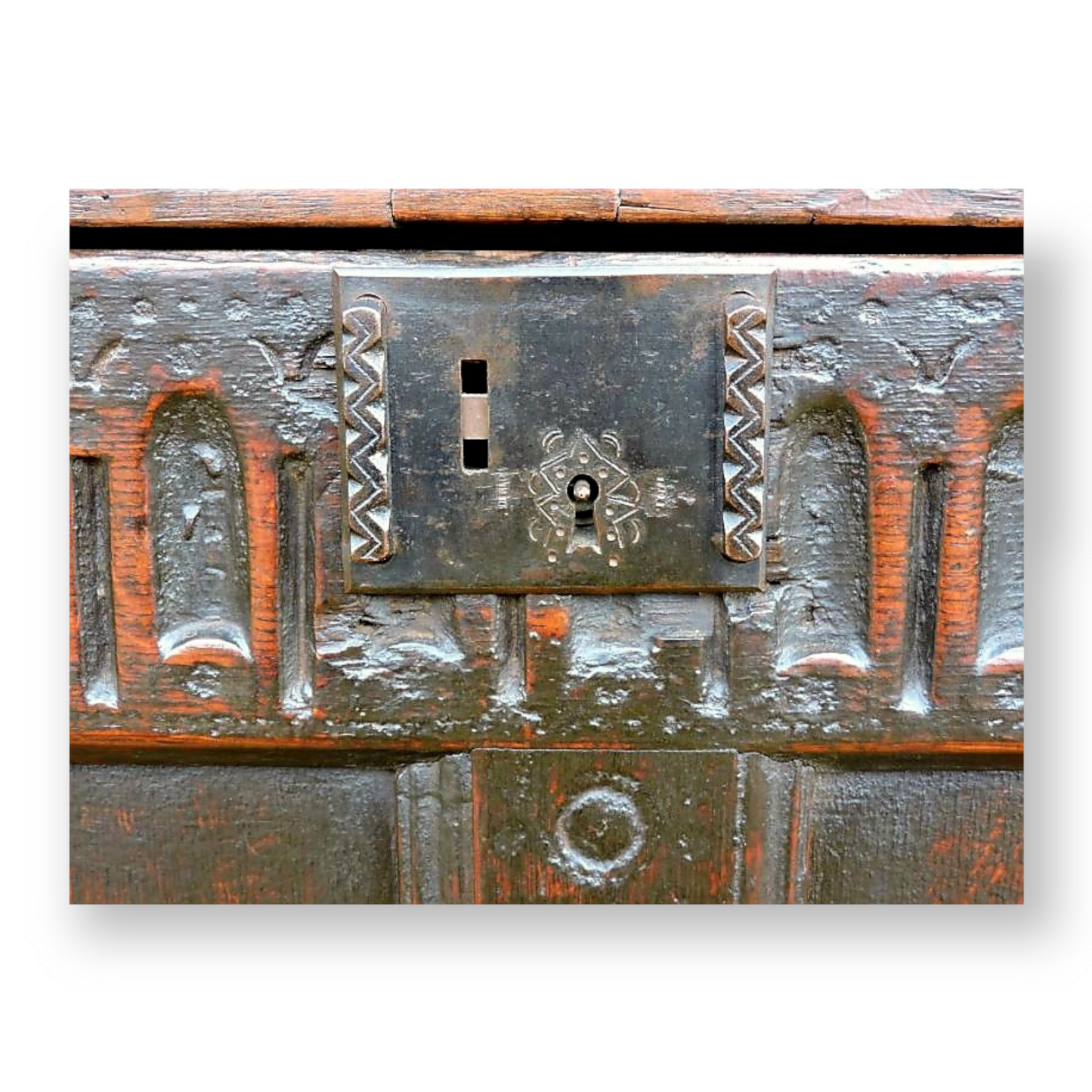 Late 16th Century Welsh Antique Oak Chest / Coffer, circa 1580