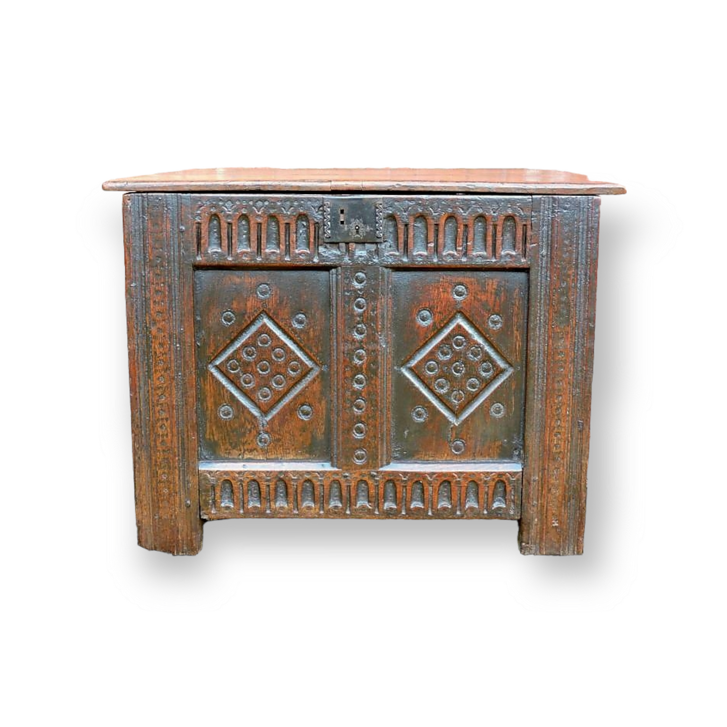 Late 16th Century Welsh Antique Oak Chest / Coffer, circa 1580