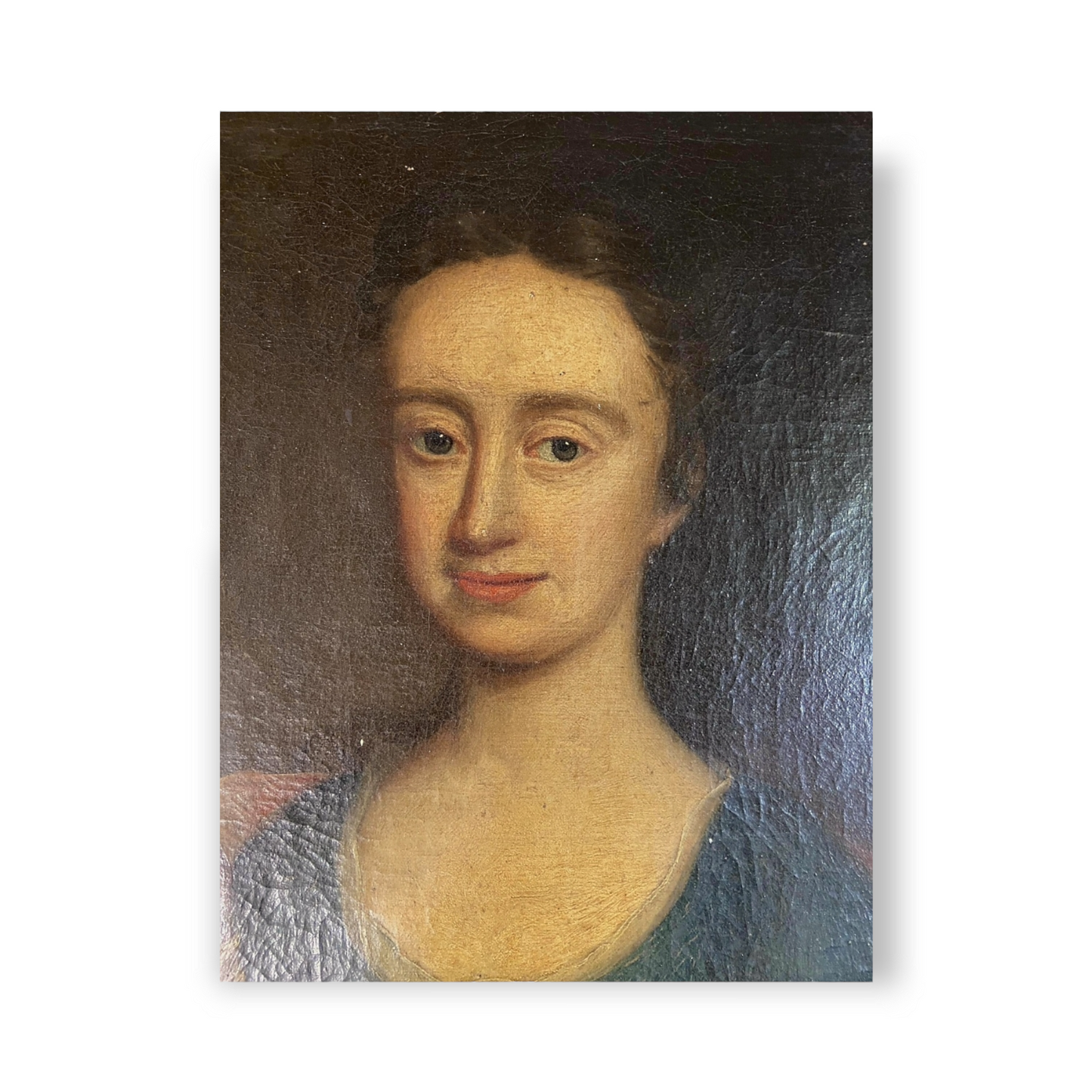A Charming Pair of Late 17th Century English School Portraits of Reverend Richard Wroe and Mrs Dorothy Wroe