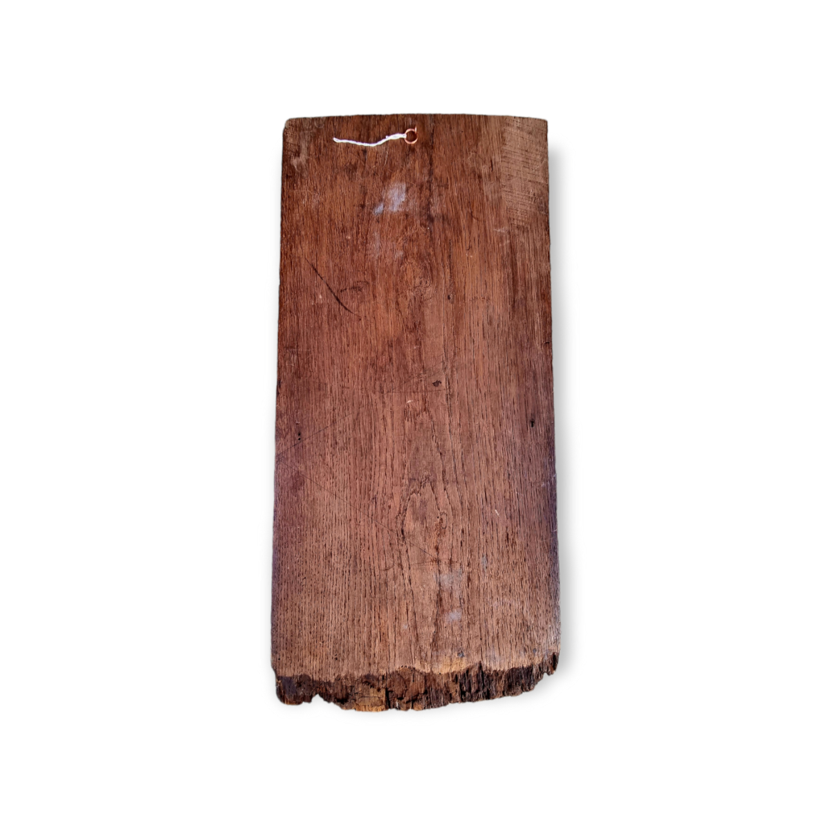 Naive Late 17th Century / Early 18th Century French Antique Carved Oak Figural Panel Of Saint John