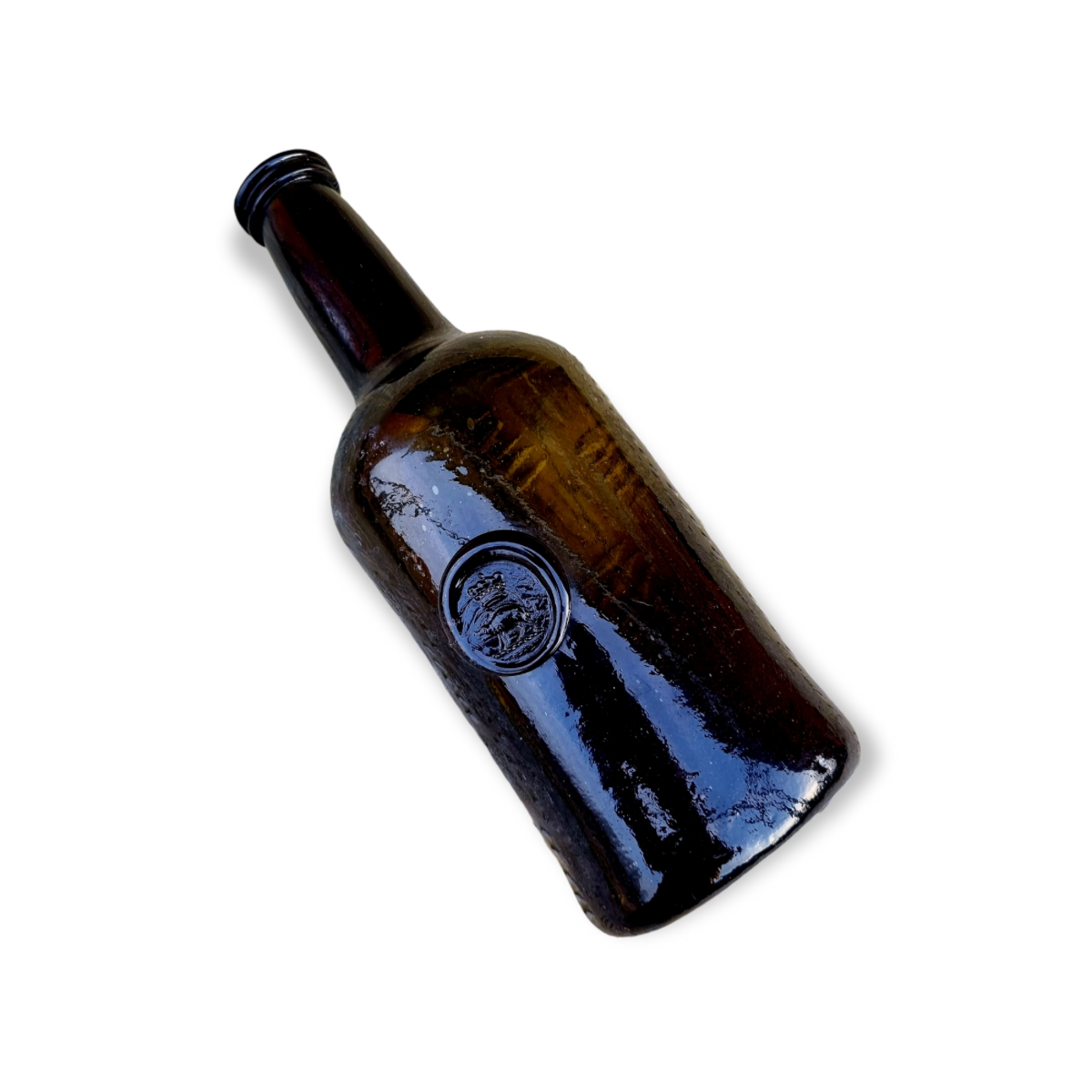 Mid 18th Century English Antique Seal Bottle, Bearing The Seal of The Edgcumbe Family