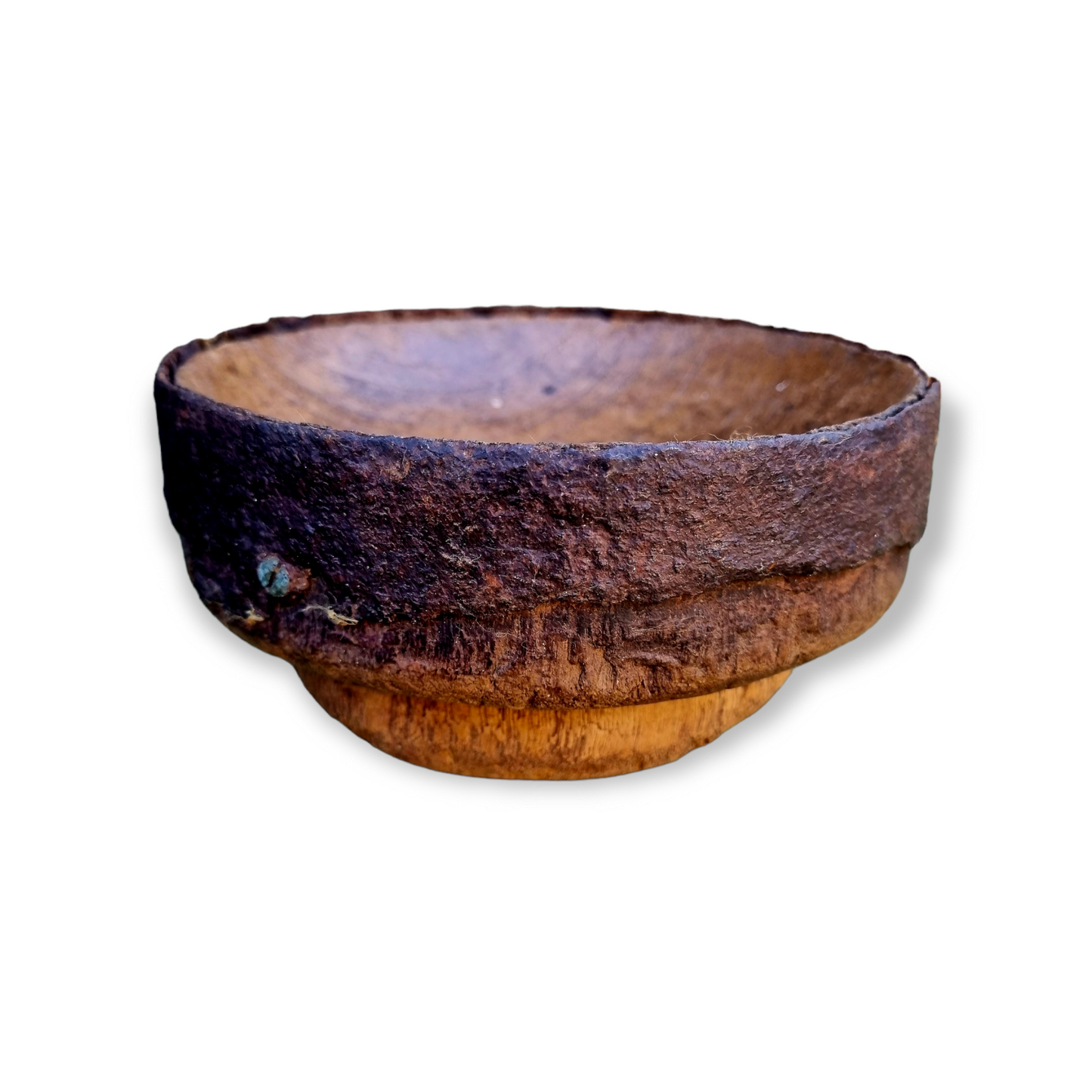 2 of 2 Rare 18th Century English, Sussex Farmhouse-Made, Antique Treen / Antique Elm Eating Bowl, Circa 1750-1800