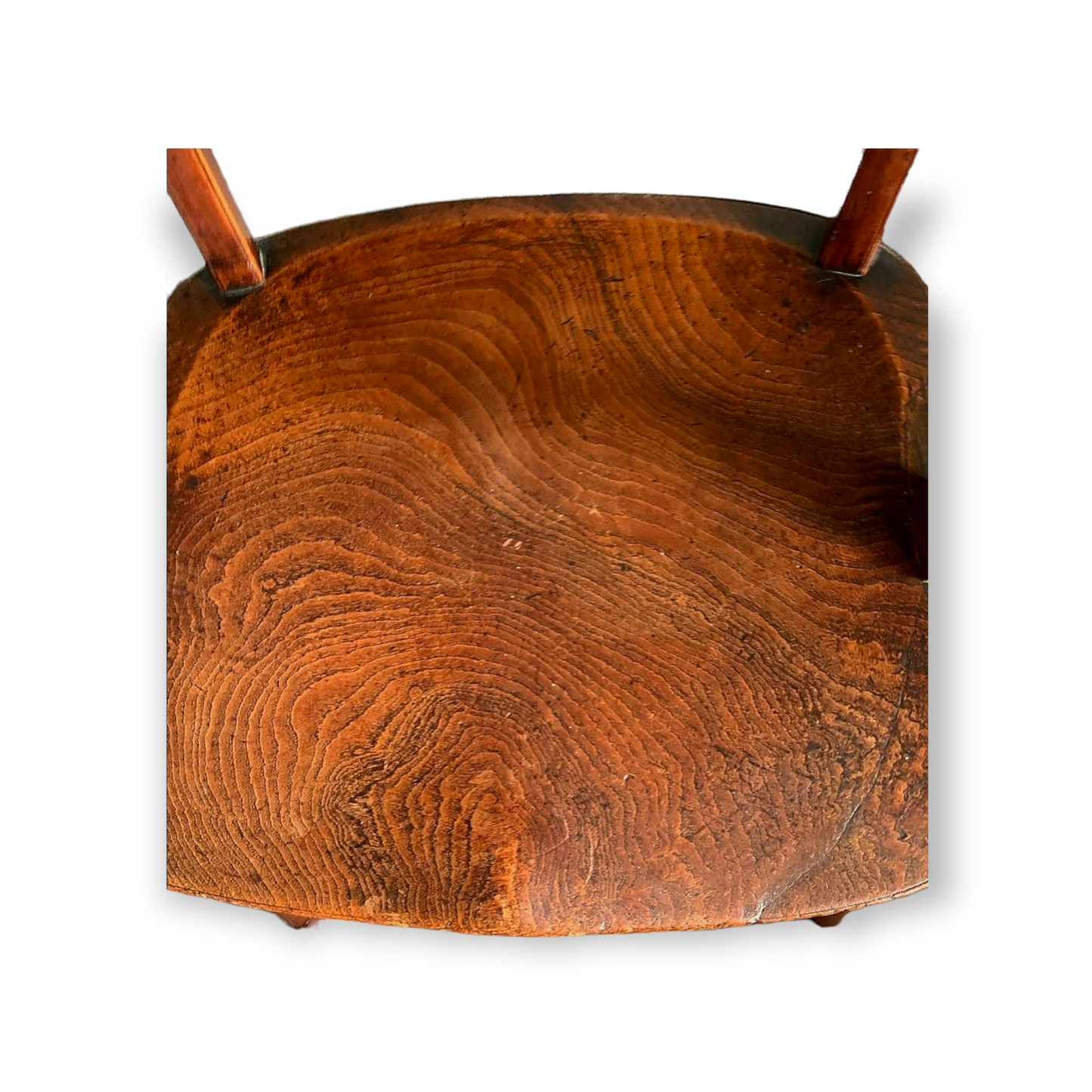 George III Period English Antique Yew Wood Mendlesham Chair / Armchair, circa 1800