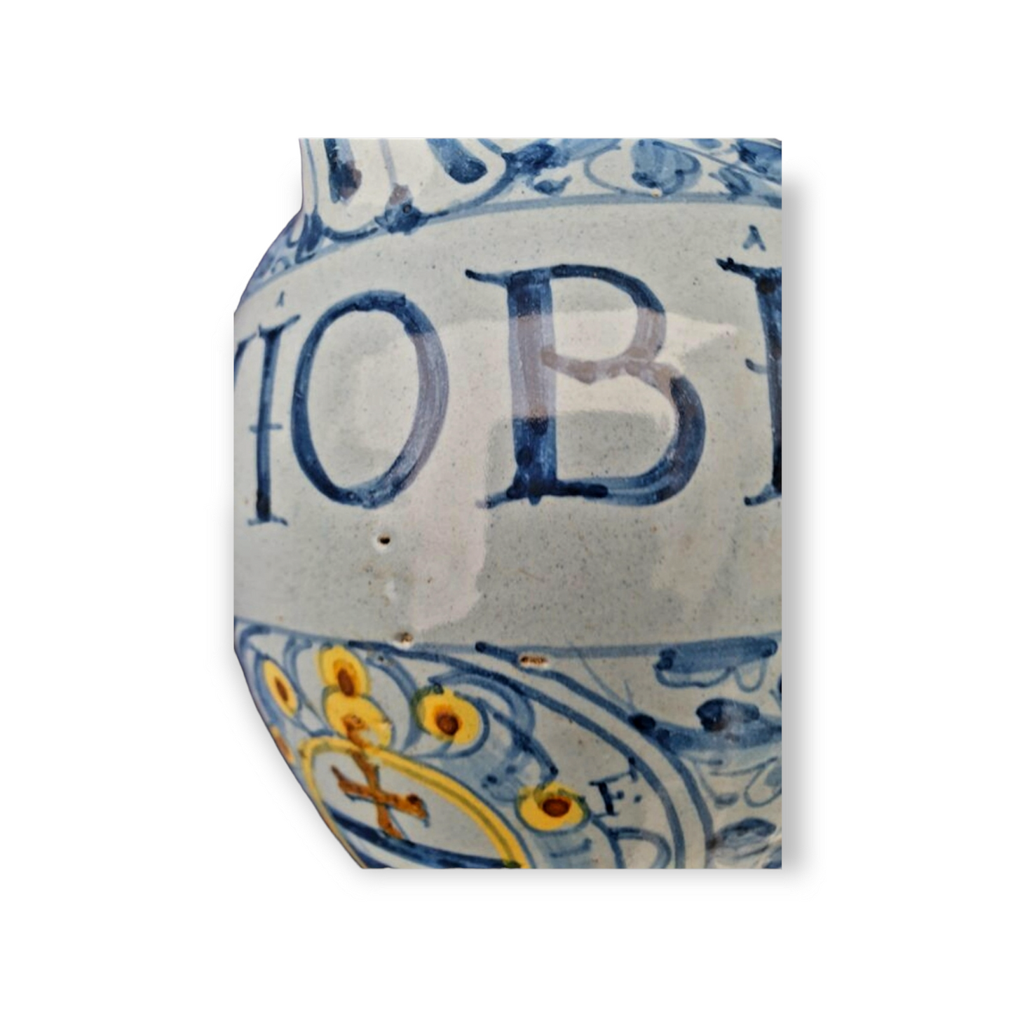 17th Century Italian Antique Maiolica / Majolica Apothecary's Wet Drug Jar