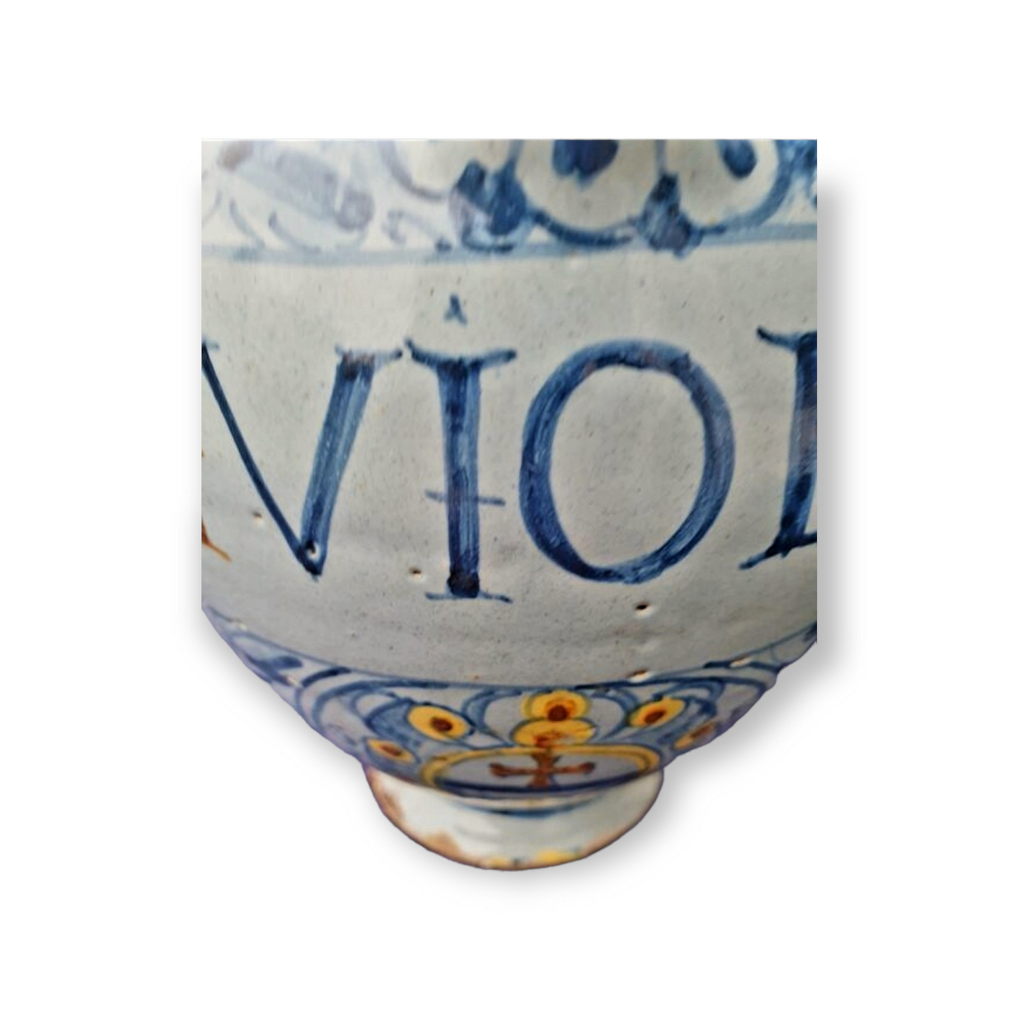 17th Century Italian Antique Maiolica / Majolica Apothecary's Wet Drug Jar