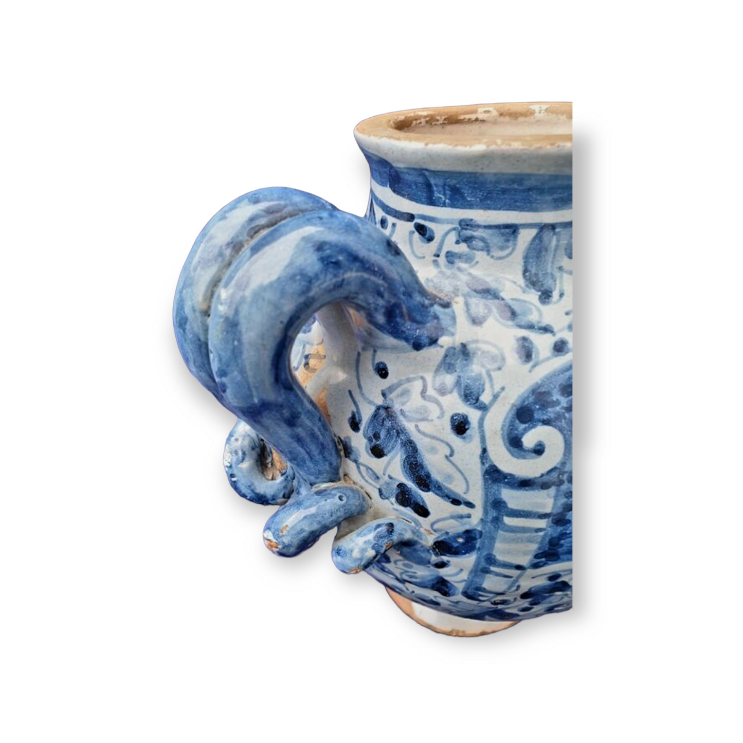 17th Century Italian Antique Maiolica / Majolica Apothecary's Wet Drug Jar