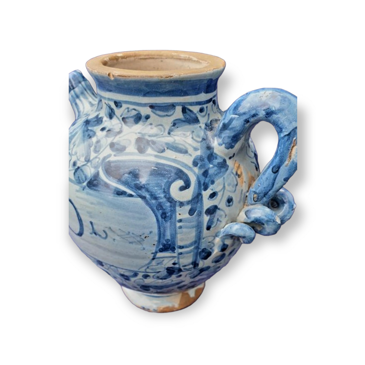 17th Century Italian Antique Maiolica / Majolica Apothecary's Wet Drug Jar