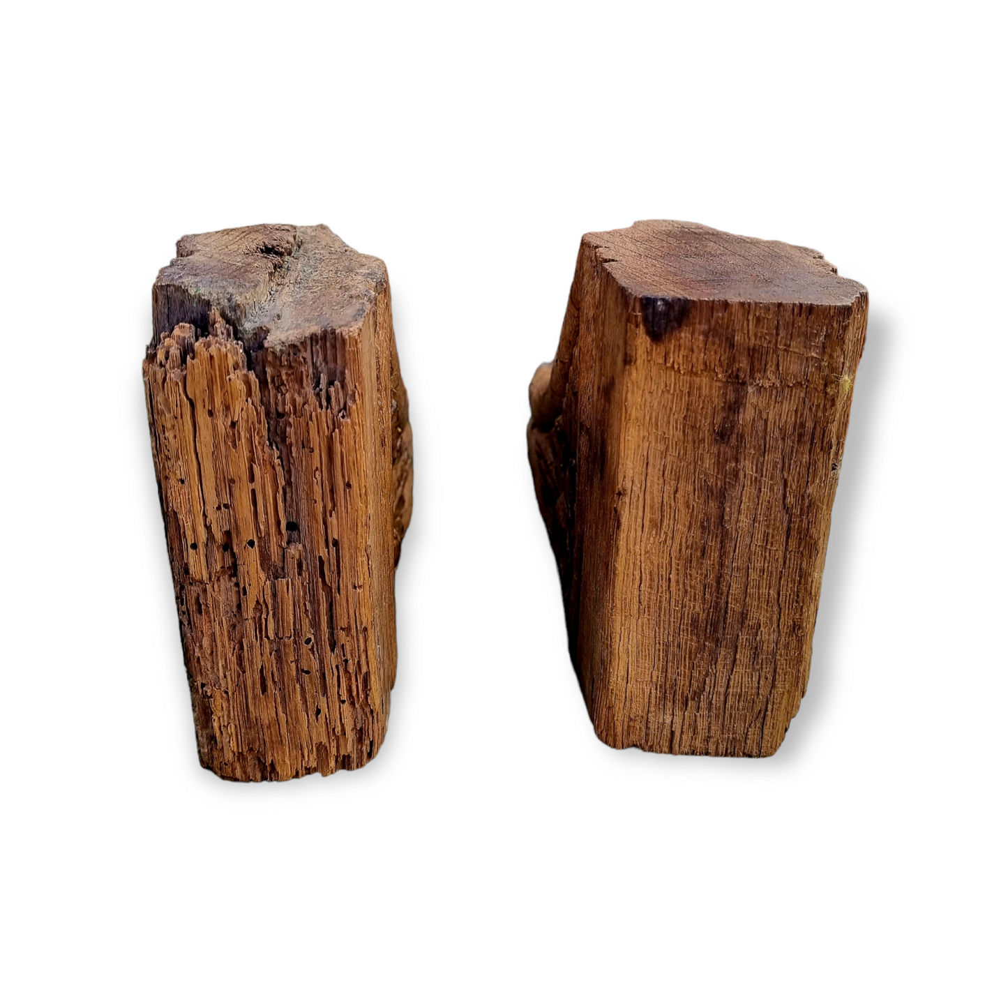 Rare Matched Pair of 15th Century English Antique Carved Oak Rood Screen Fragments