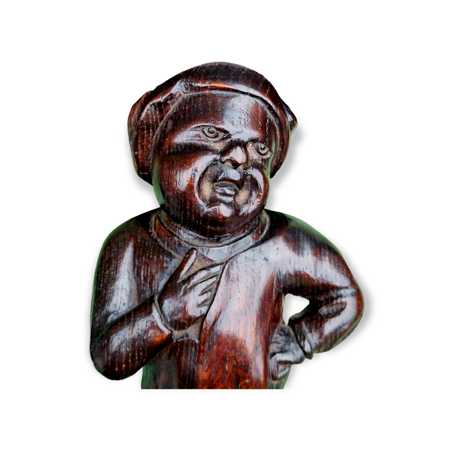 Pair of 15th Century Style Antique Carved Oak Figures – Ex-Beverley Minster by Repute