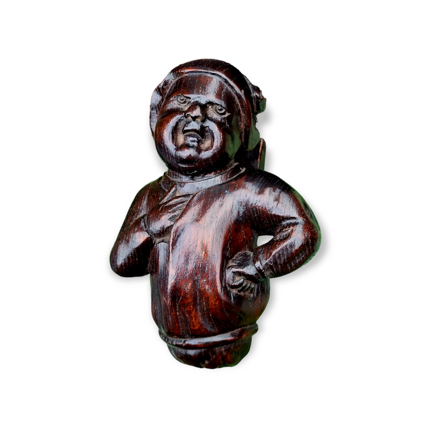 Pair of 15th Century Style Antique Carved Oak Figures – Ex-Beverley Minster by Repute