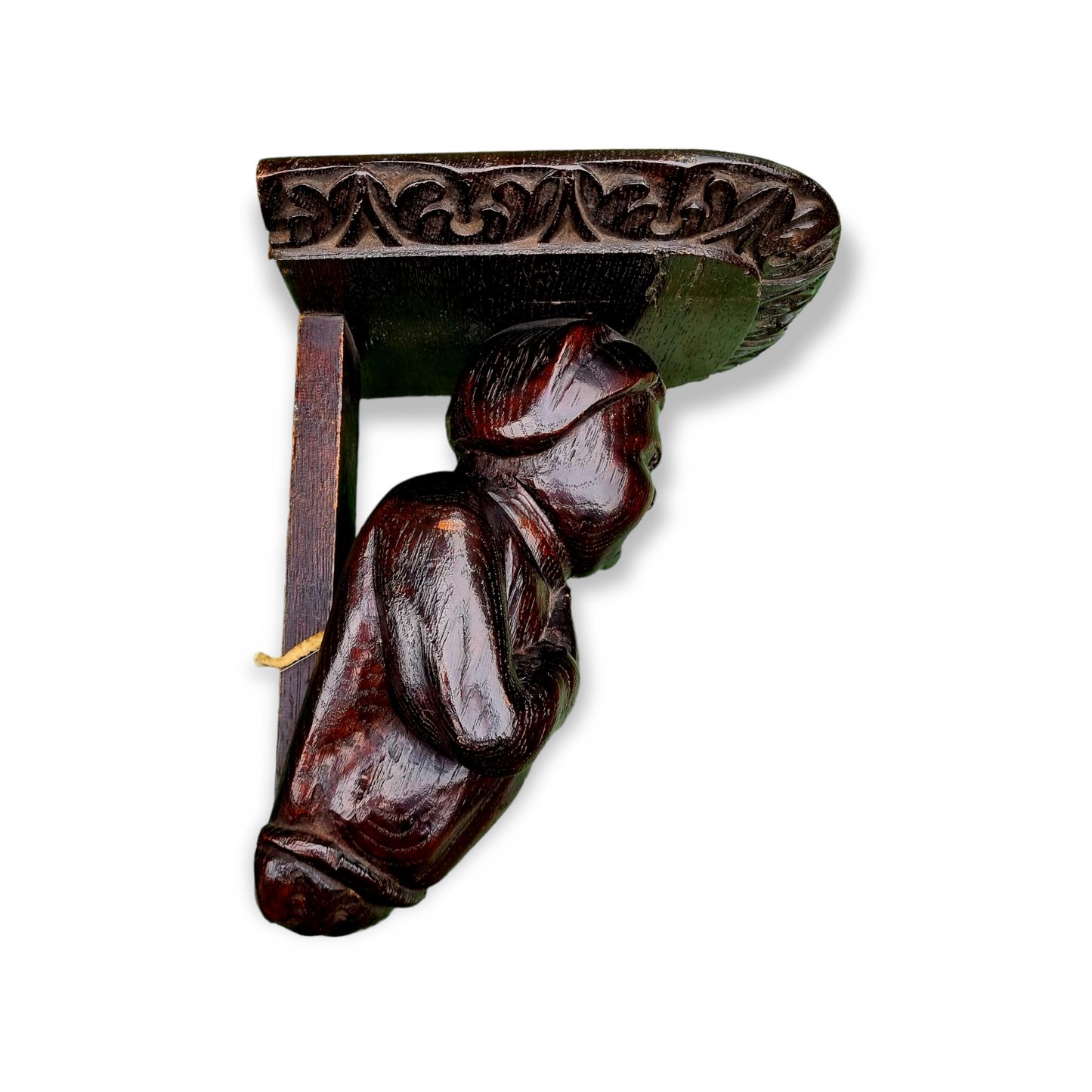 Pair of 15th Century Style Antique Carved Oak Figures – Ex-Beverley Minster by Repute