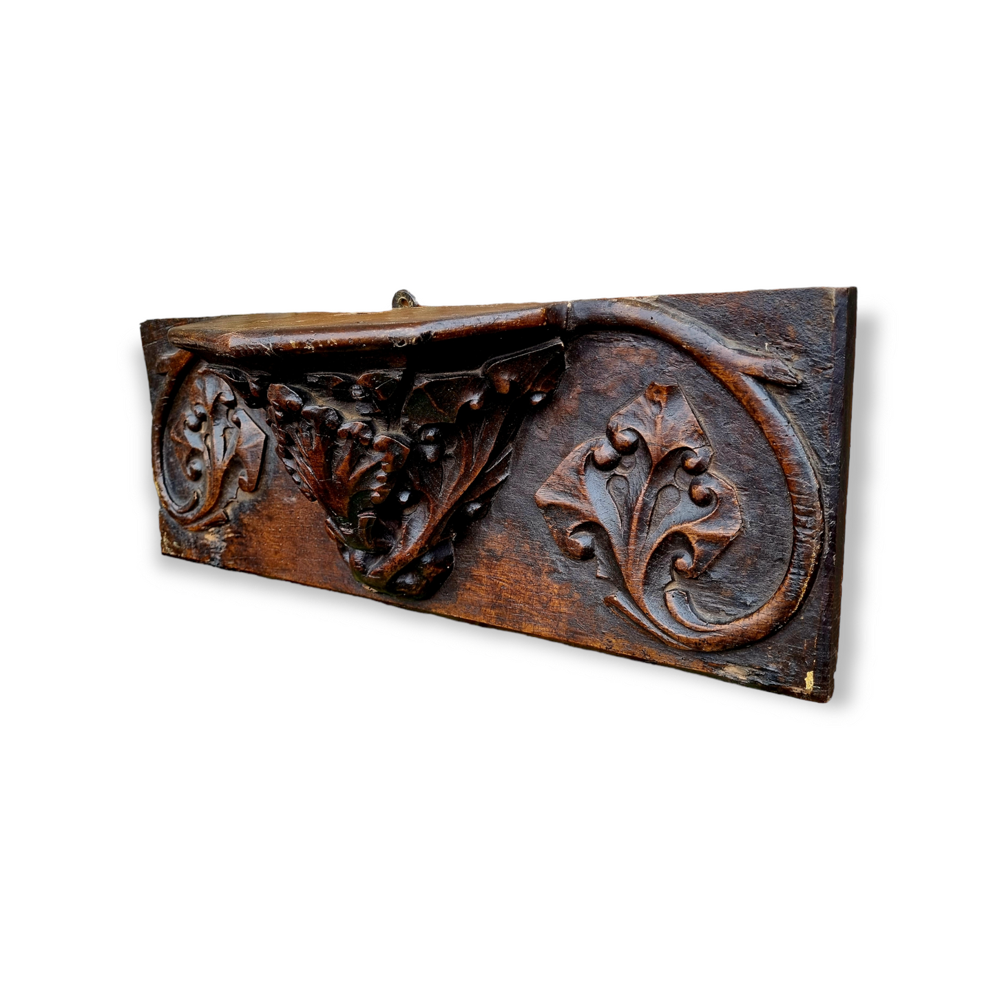 Rare 15th Century English Antique Carved Oak Misericord