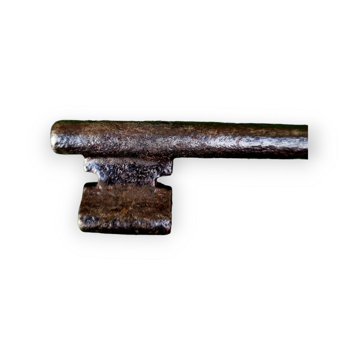 18th Century Antique Iron Skeleton Key – Large English Door Key