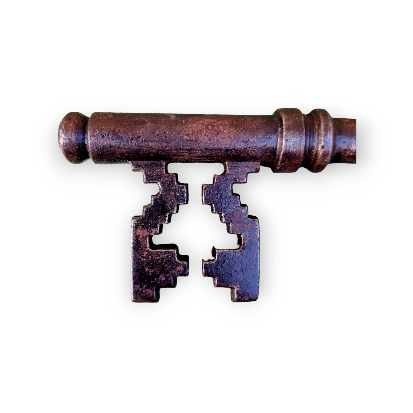 Late 19th Century Gothic Iron Church Wardens Key – Large Antique Door Key