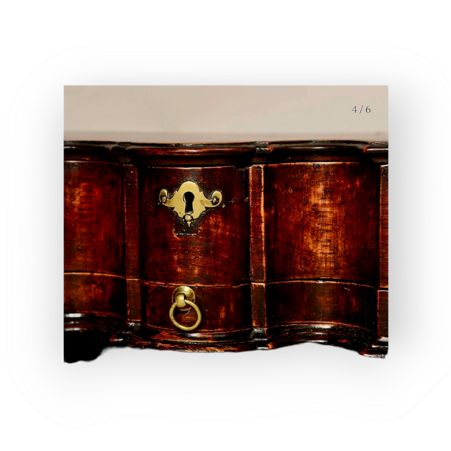 Early 18th Century Queen Anne Period Antique Walnut Spice Box of Rare Form