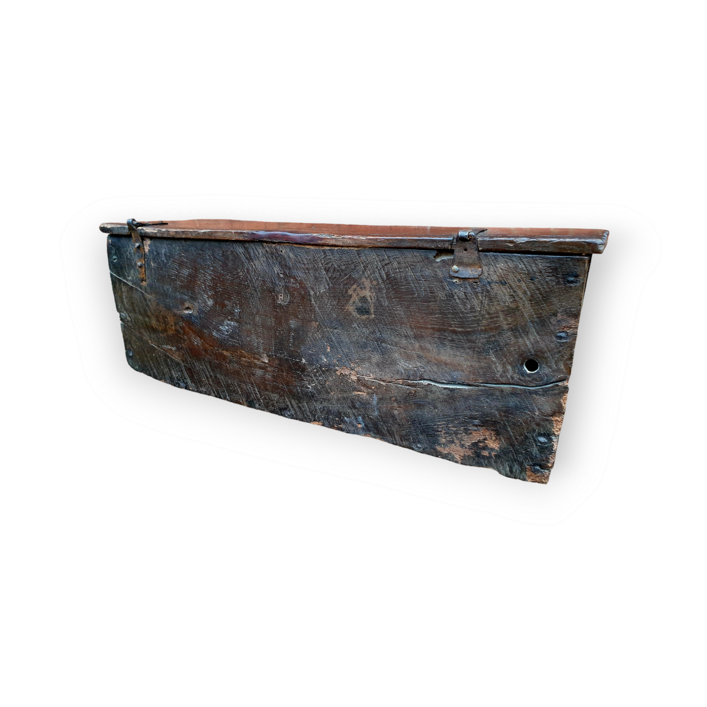 Late 16th Century Welsh Antique Oak Six-Plank Chest / Coffer Which Would Make An Ideal Coffee Table