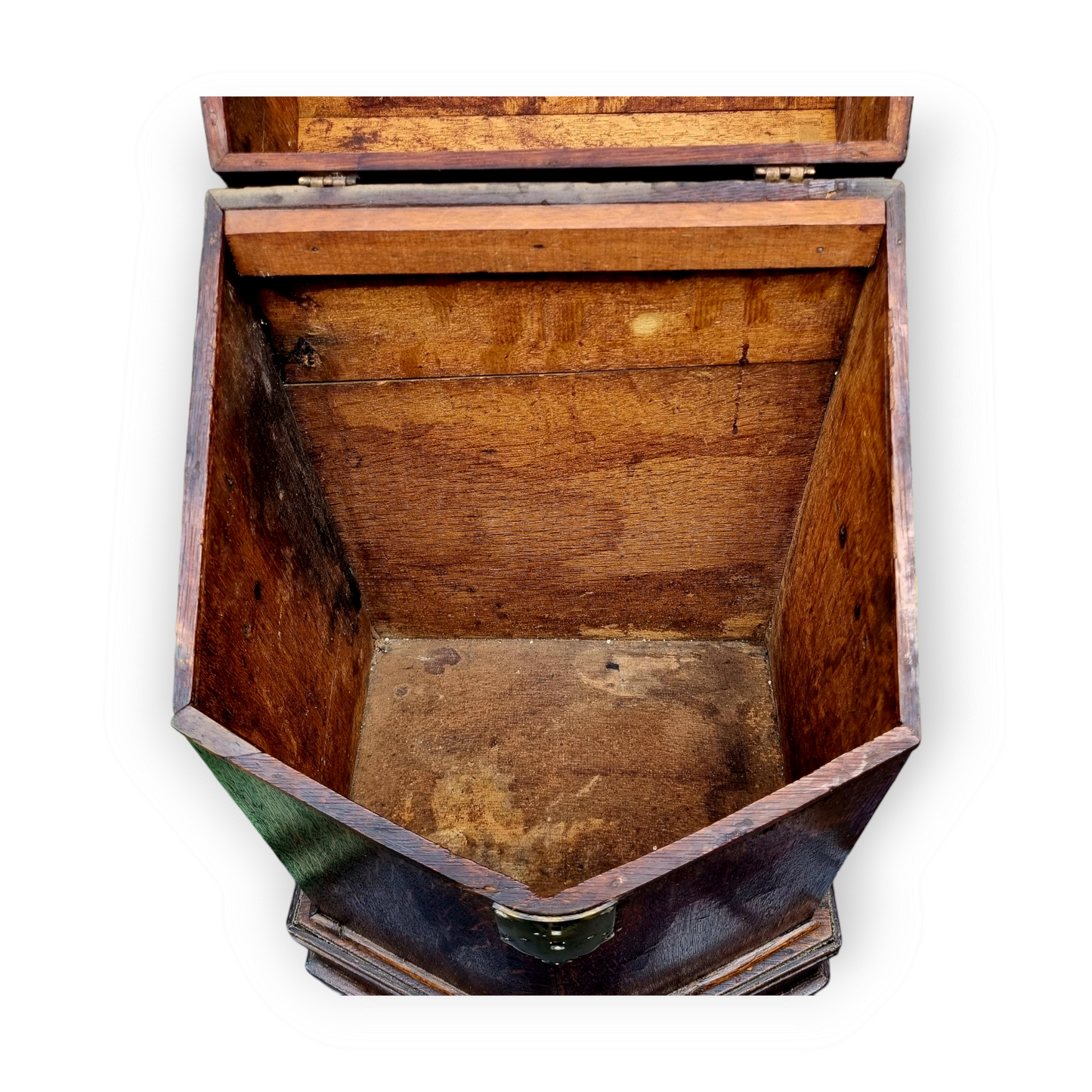 Rare - A Single 18th Century Irish Antique Oak Cutlery / Knife Box, Circa 1770
