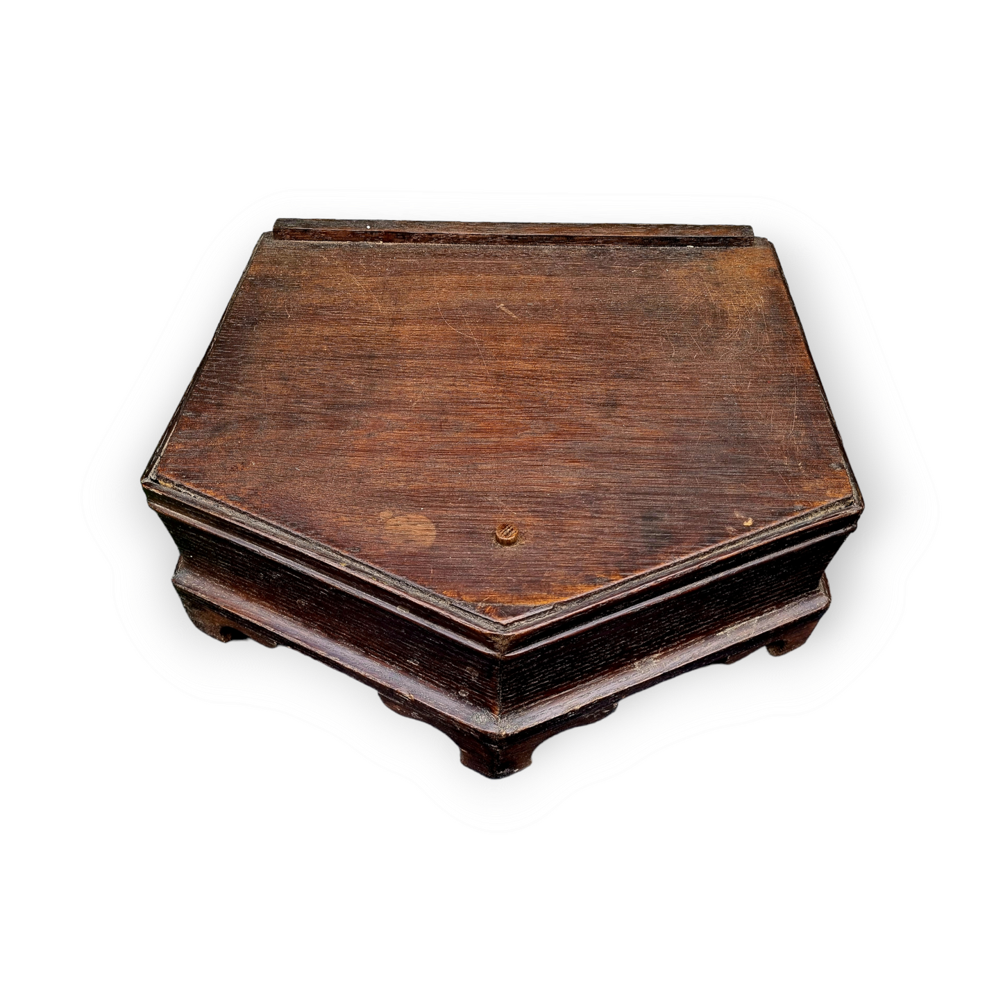 Rare - A Single 18th Century Irish Antique Oak Cutlery / Knife Box, Circa 1770