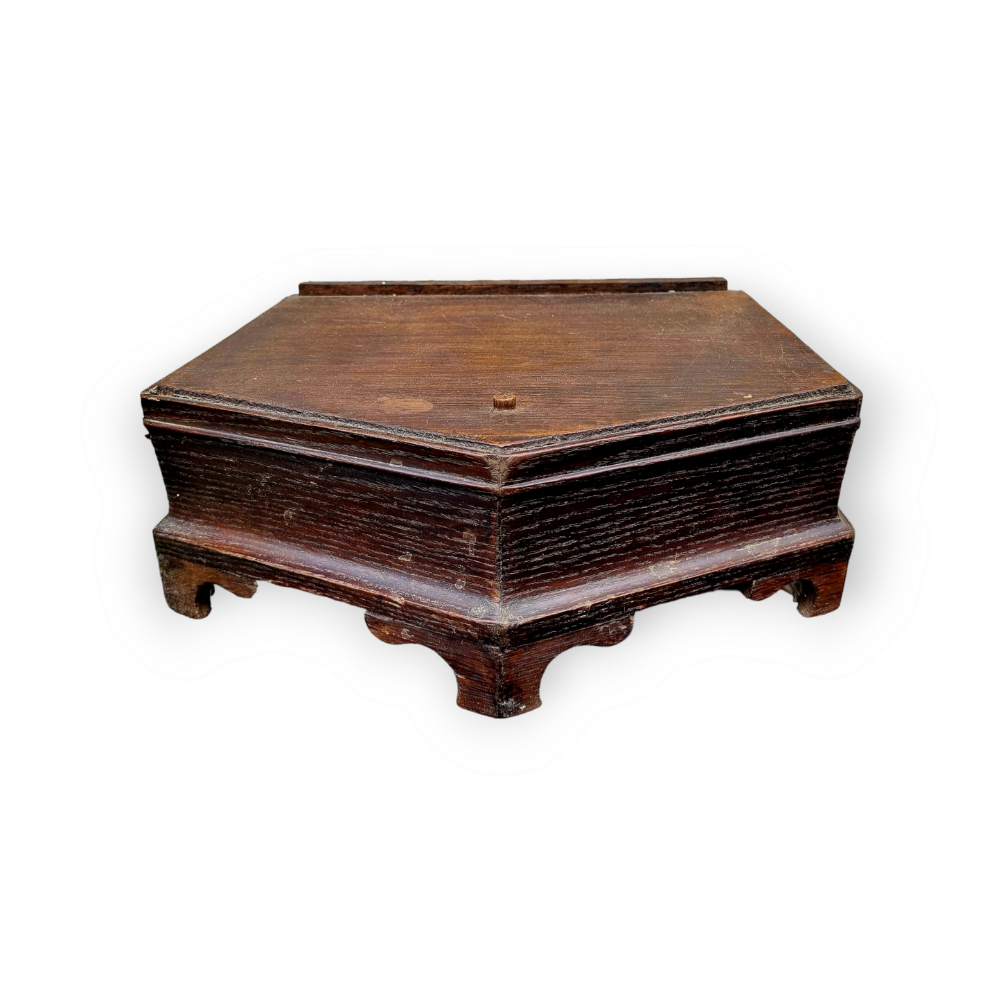 Rare - A Single 18th Century Irish Antique Oak Cutlery / Knife Box, Circa 1770