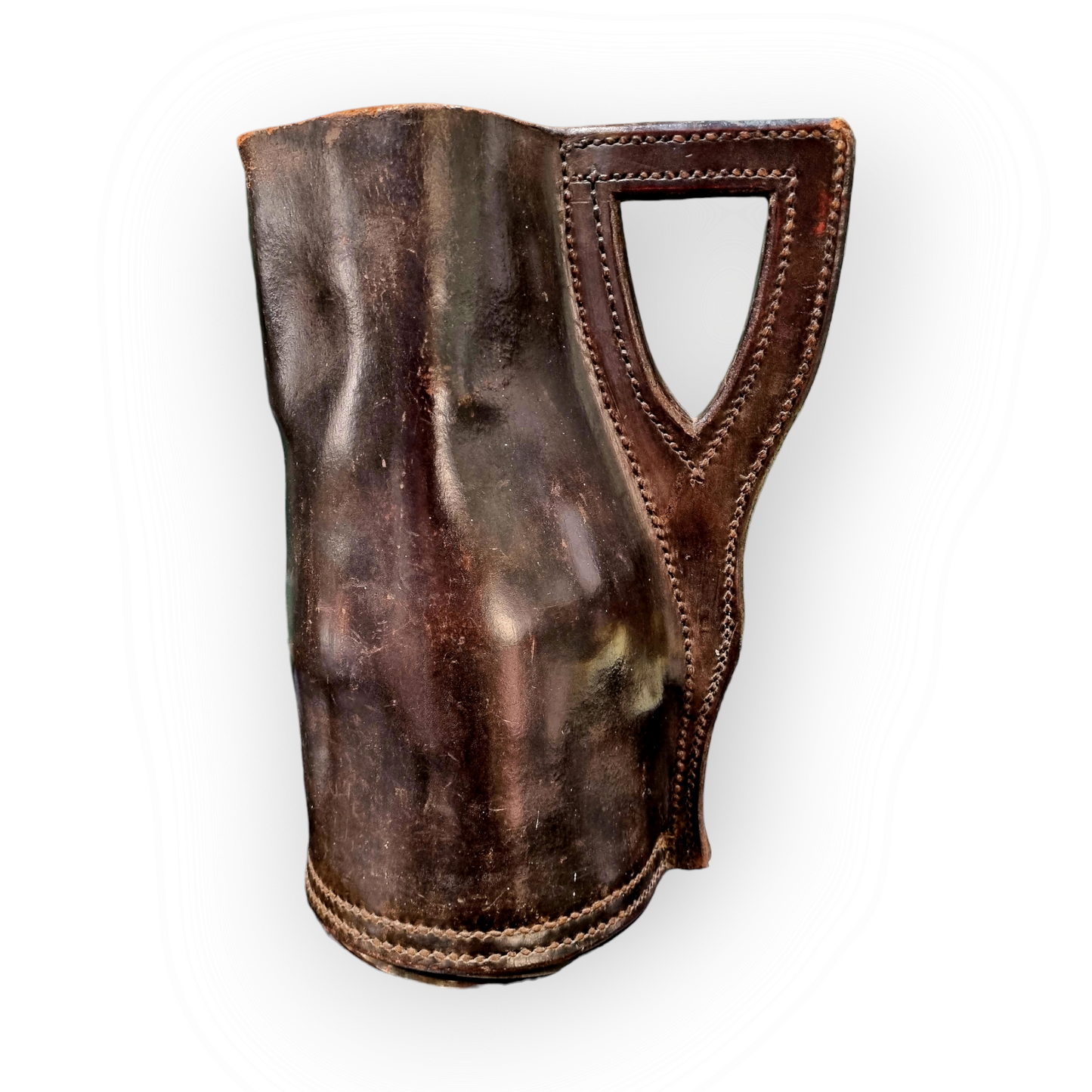 Early 19th Century English Antique Leather Bombard / Jug, Circa 1800