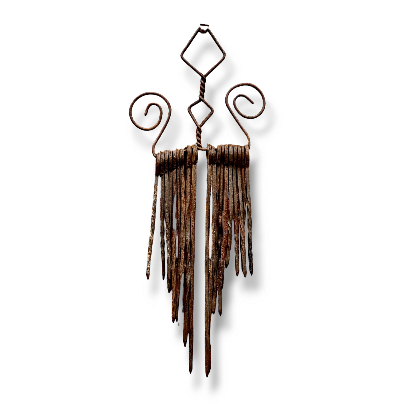 Set of 18th Century English Antique Steel Meat Skewers With Hanging Wire