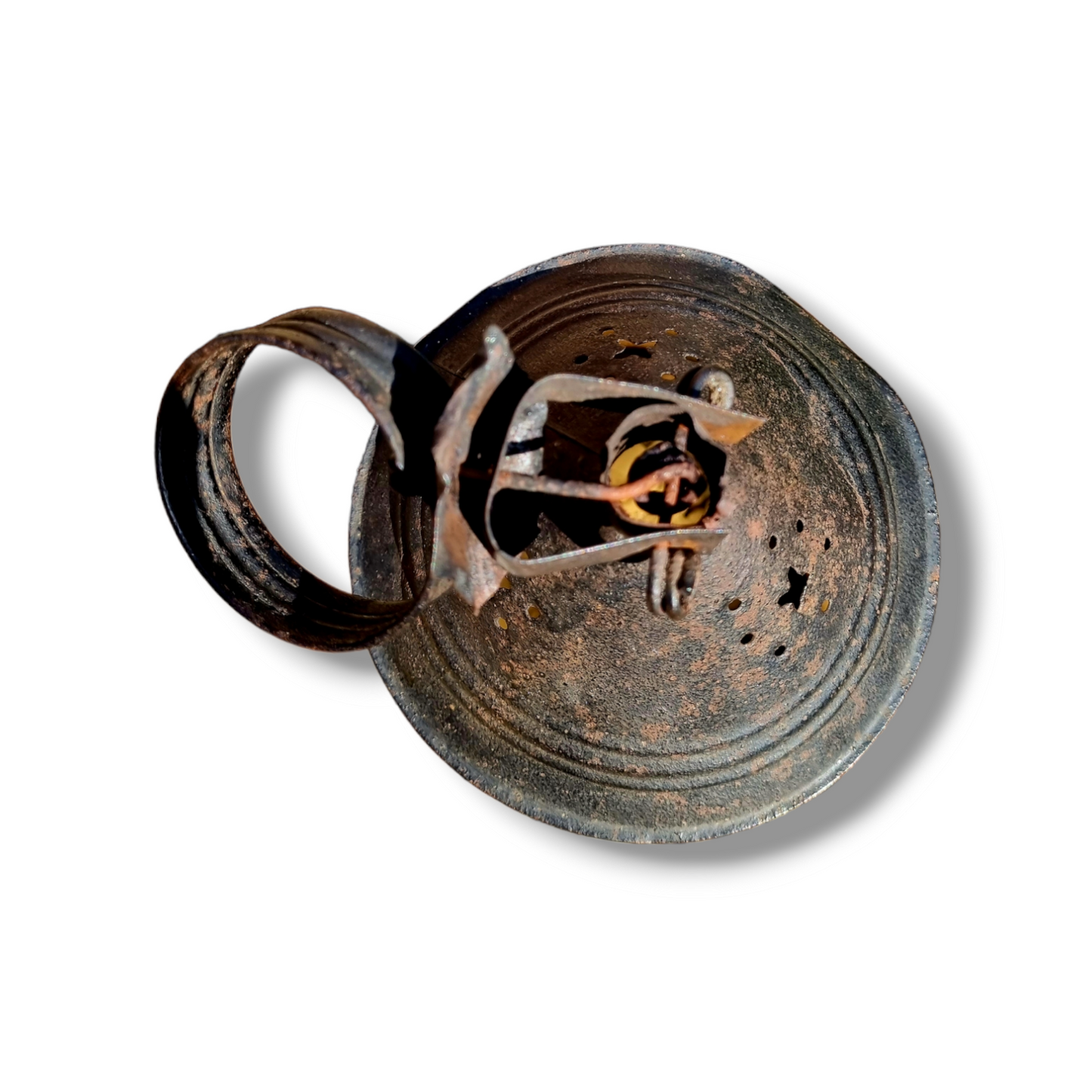 18th Century English Antique Toleware Lantern