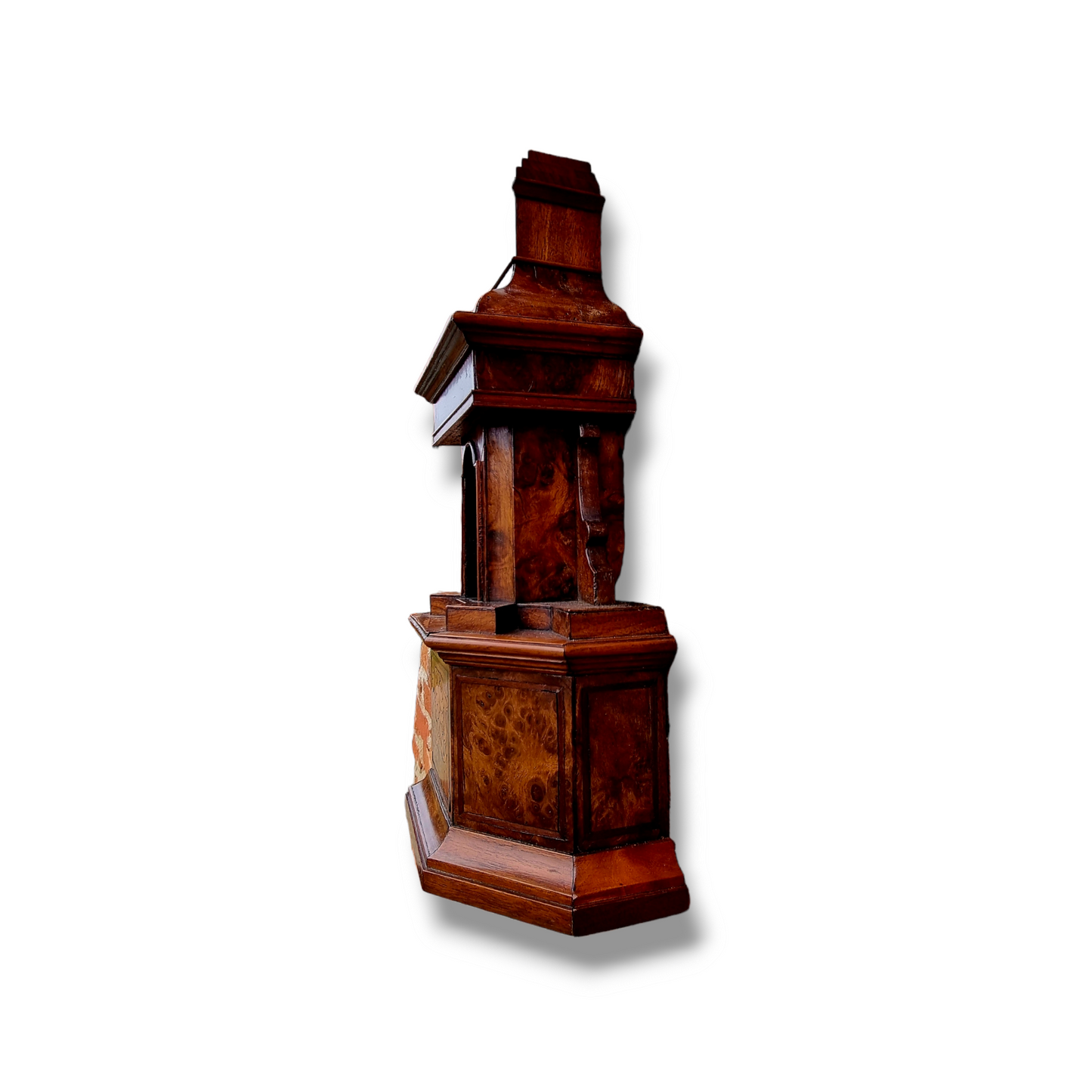 18th Century Italian Walnut Architectural Temple Model with Bronze Venus Statue – Grand Tour Collectible