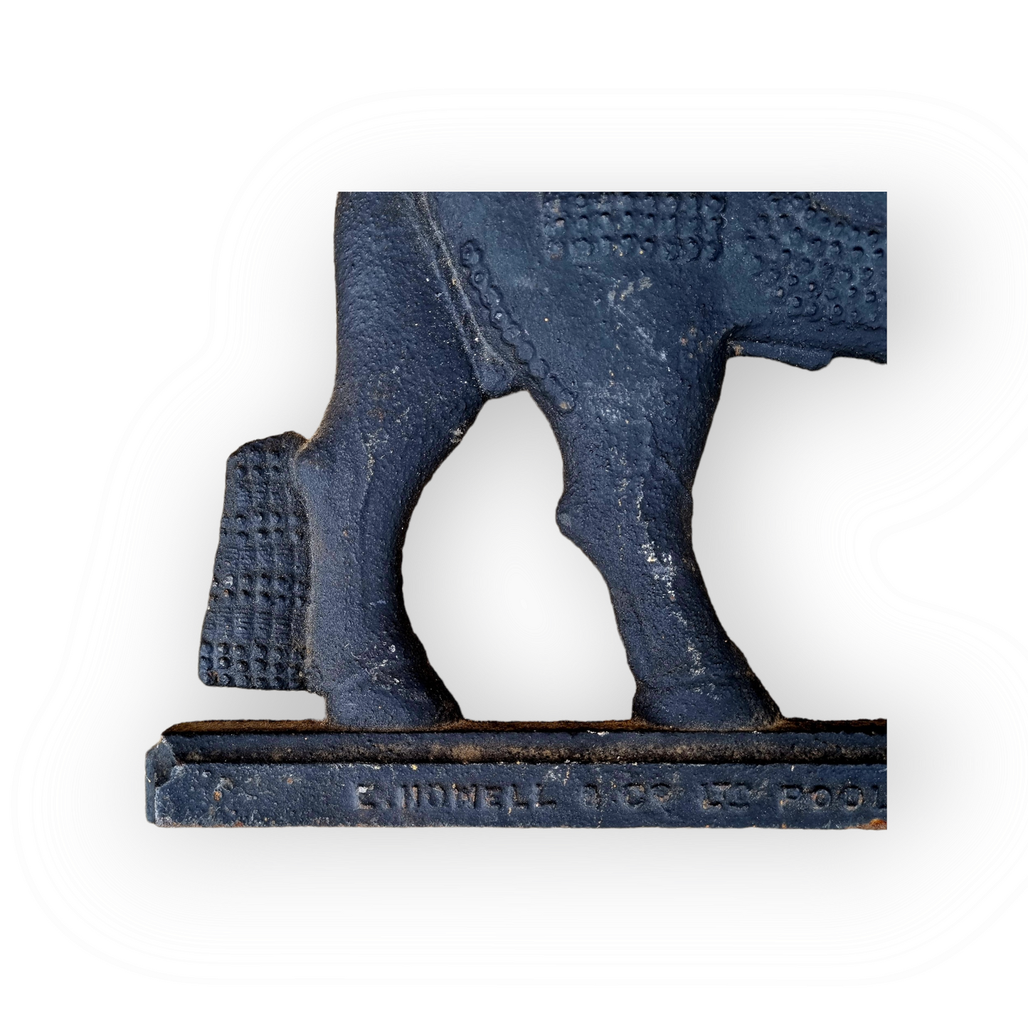 A Large Pair of 19th Century Cast Iron Plaques, Each Depicting A Persian Sphinx