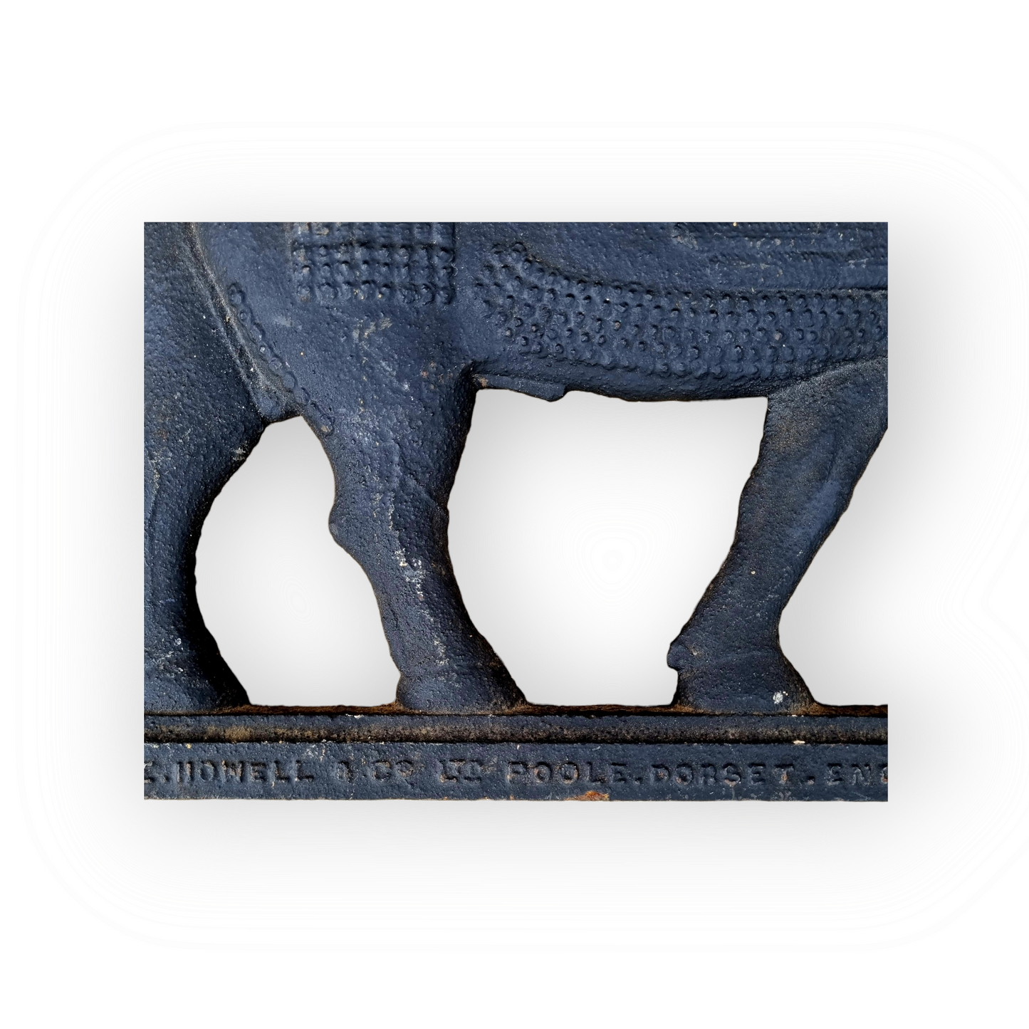 A Large Pair of 19th Century Cast Iron Plaques, Each Depicting A Persian Sphinx