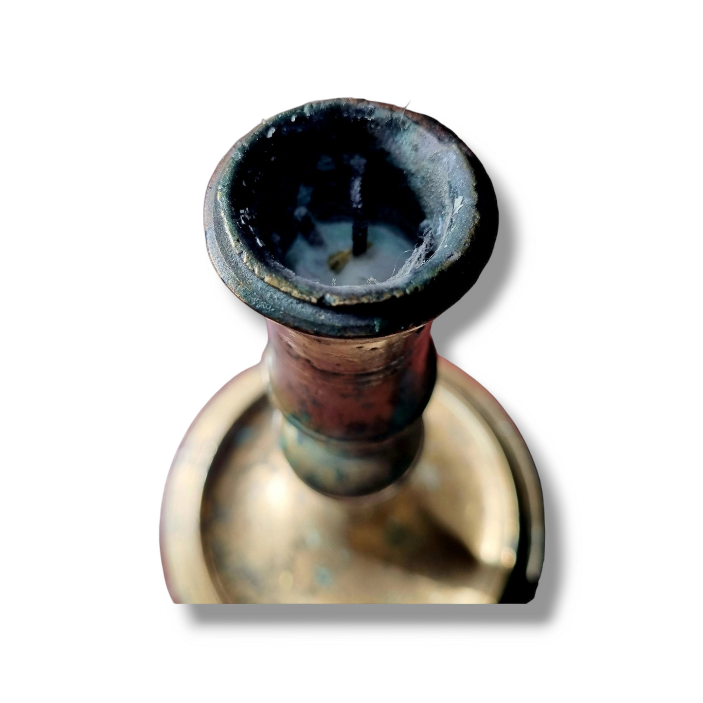 Late 16th Century Antique Brass Candlestick Of Large Proportions