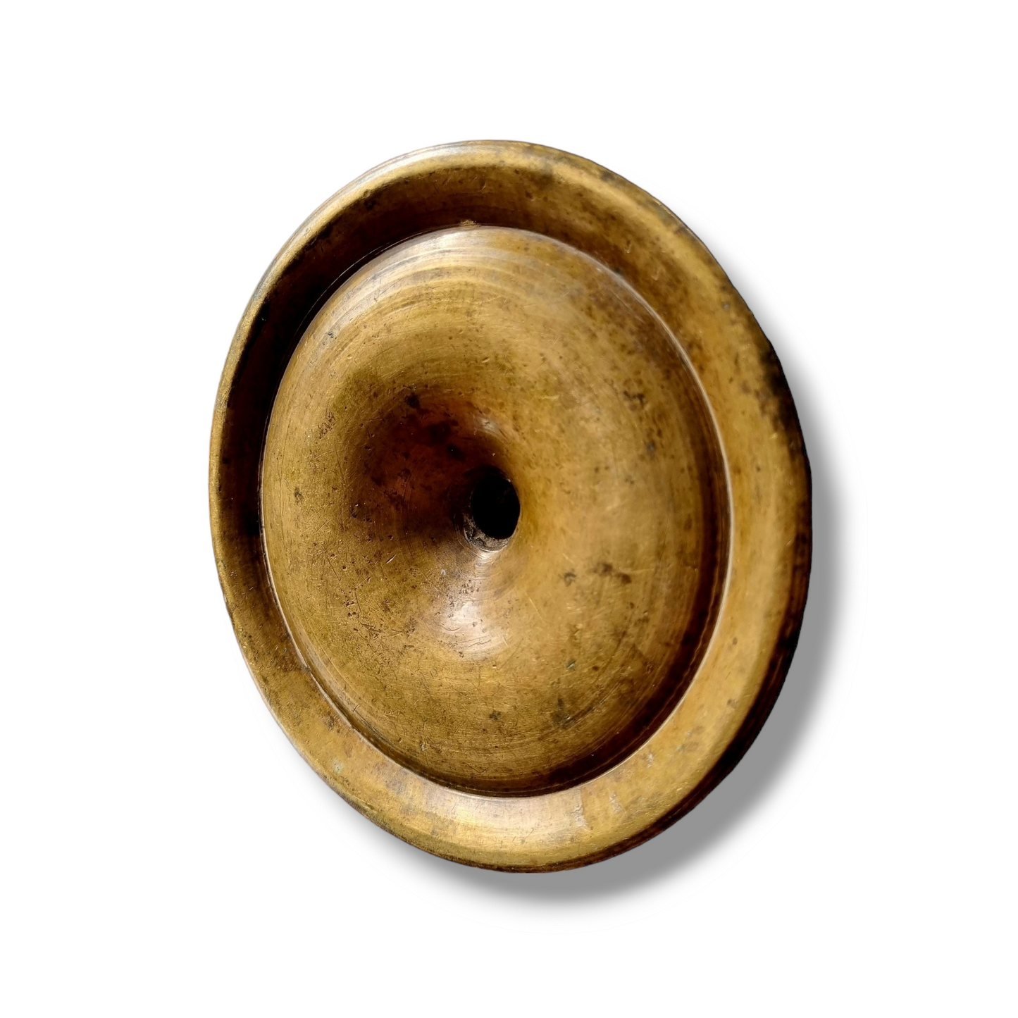 Late 16th Century Antique Brass Candlestick Of Large Proportions