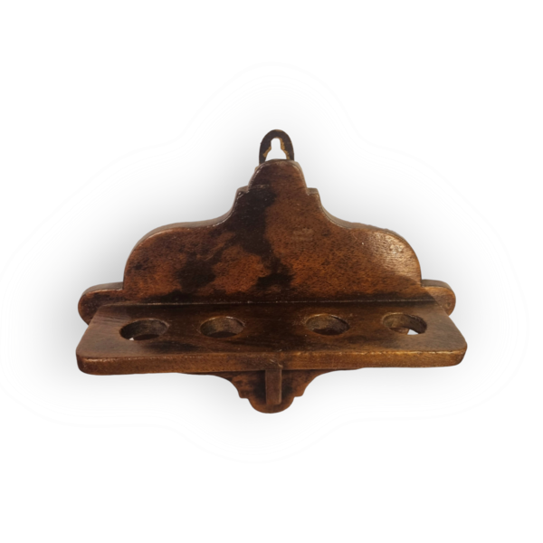 Late 18th Century English Treen Tobacco Pipe Rack – George III Period