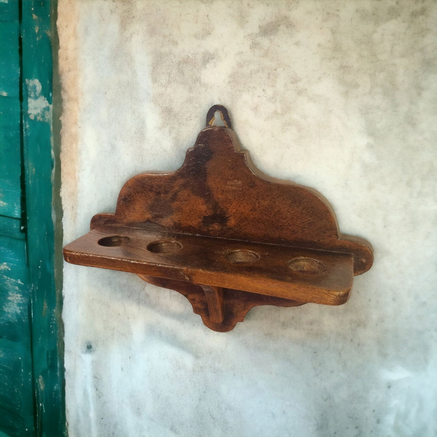 Late 18th Century English Treen Tobacco Pipe Rack – George III Period
