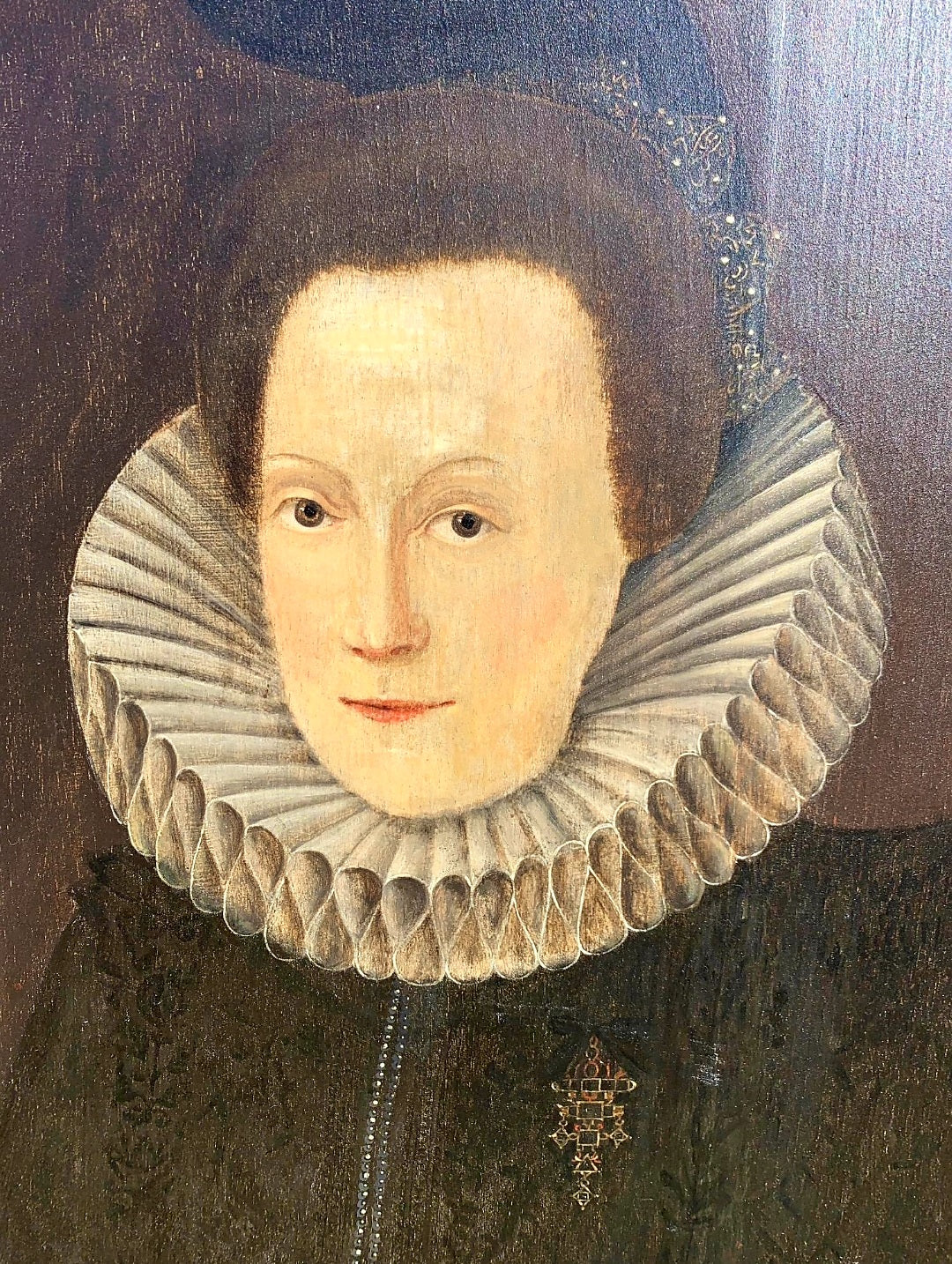 16thC English School Antique Portrait of an Aristocratic Lady - Follower of Marcus Gheeraerts 1561-1635