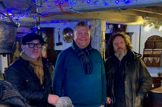 Drew Pritchard and Tee from "Salvage Hunters" visited our store here at Holt Antiques at Walsingham Mill, but did they buy anything?