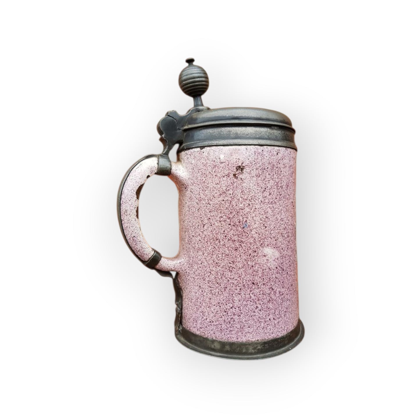 Early 18th Century German Antique Tin Glazed Earthenware Tankard, Attributed to Cornelius Funcke (Fl.1720-30)