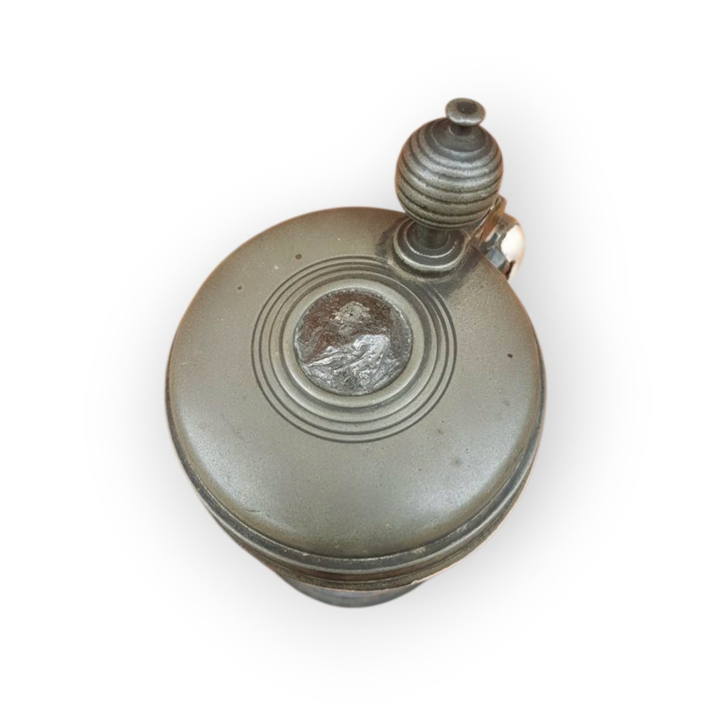 Early 18th Century German Antique Tin Glazed Earthenware Tankard, Attributed to Cornelius Funcke (Fl.1720-30)