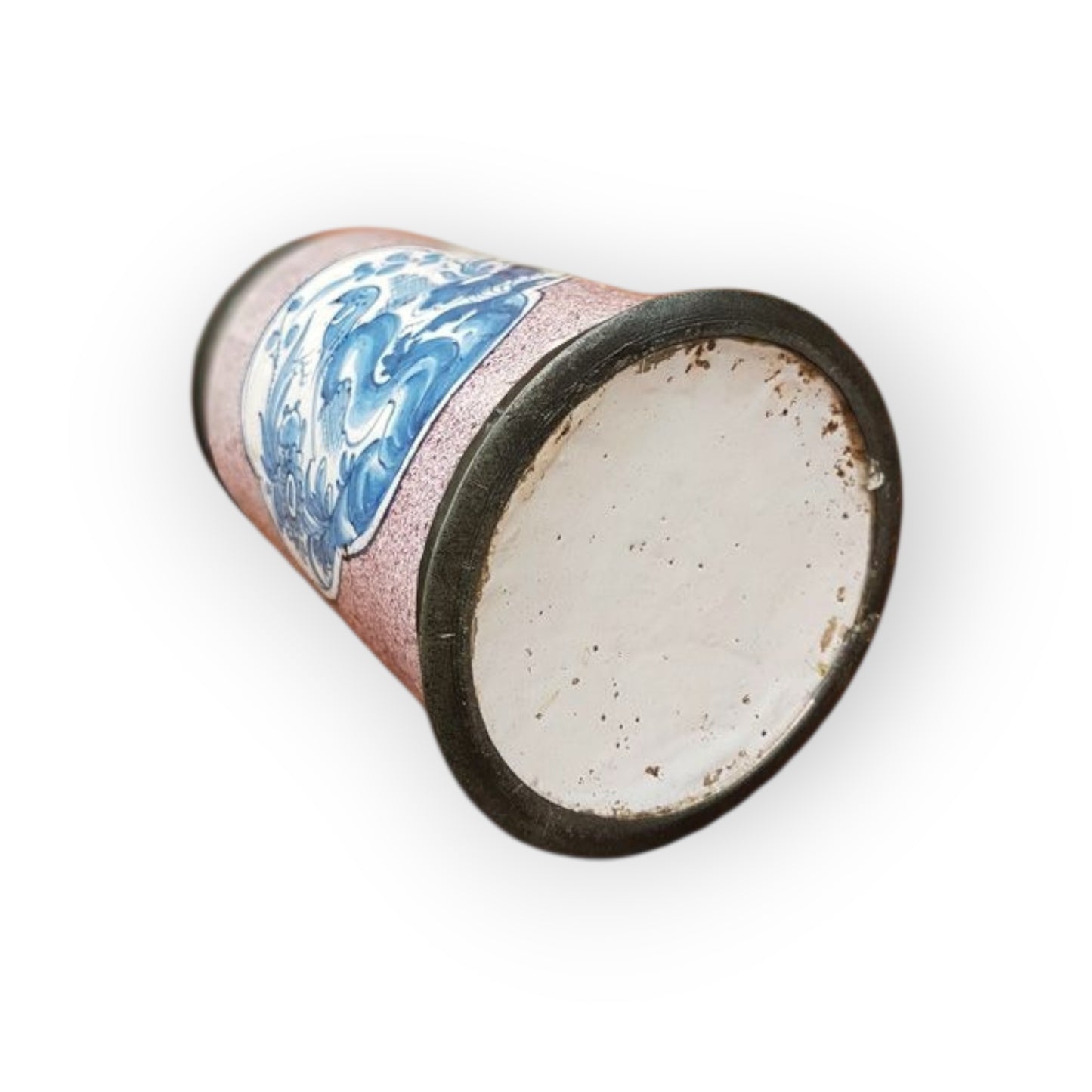 Early 18th Century German Antique Tin Glazed Earthenware Tankard, Attributed to Cornelius Funcke (Fl.1720-30)