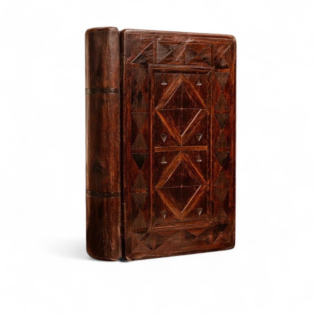 Large George III Period, Early 19th-Century English Antique Treen Book Box