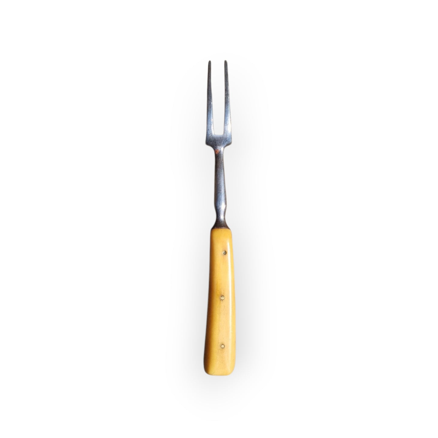 A Single 18th-Century English Antique Flatware Dining Fork Dated 1772