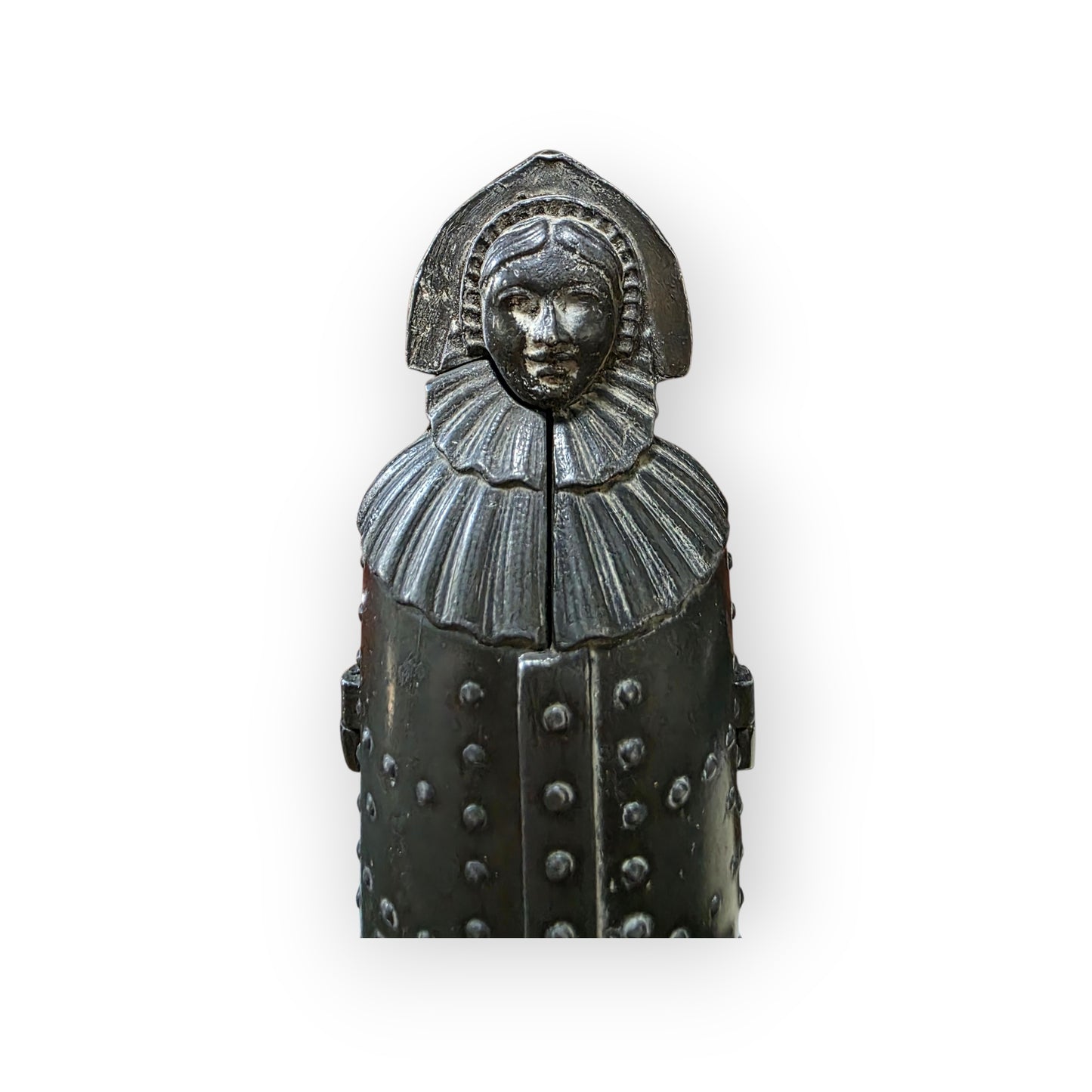 A Rare Miniature Antique Steel Model / Replica of a Medieval Nuremberg Iron Maiden / Eiserne Jungfrau