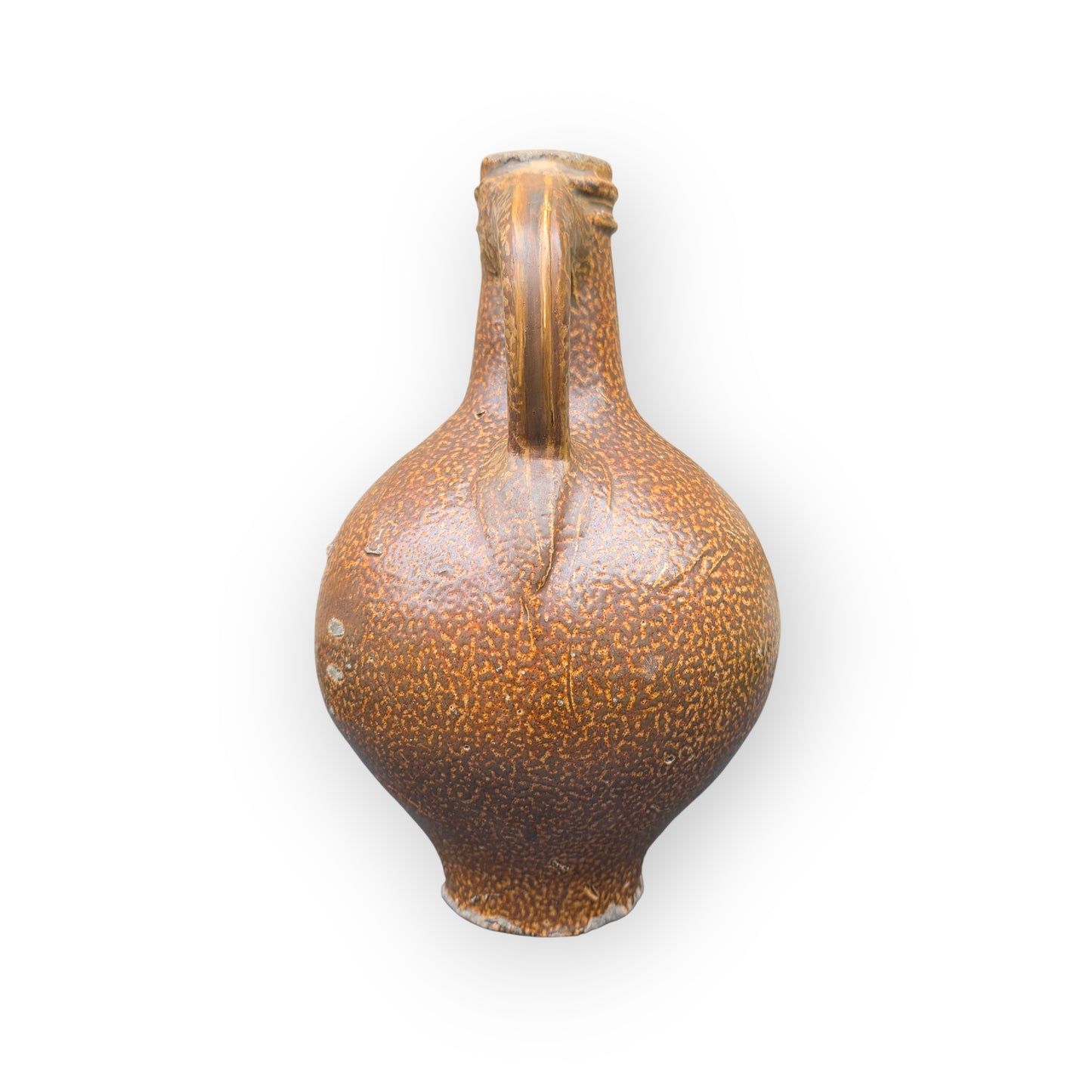 Mid‑17th Century German Antique Bellarmine Jug / Bartmannkrug, Circa 1625–1675 - Deaccessioned by The Bellarmine Museum, England & Illustrated in "The Bellarmine and other German Stoneware", Book 1, No. 23.