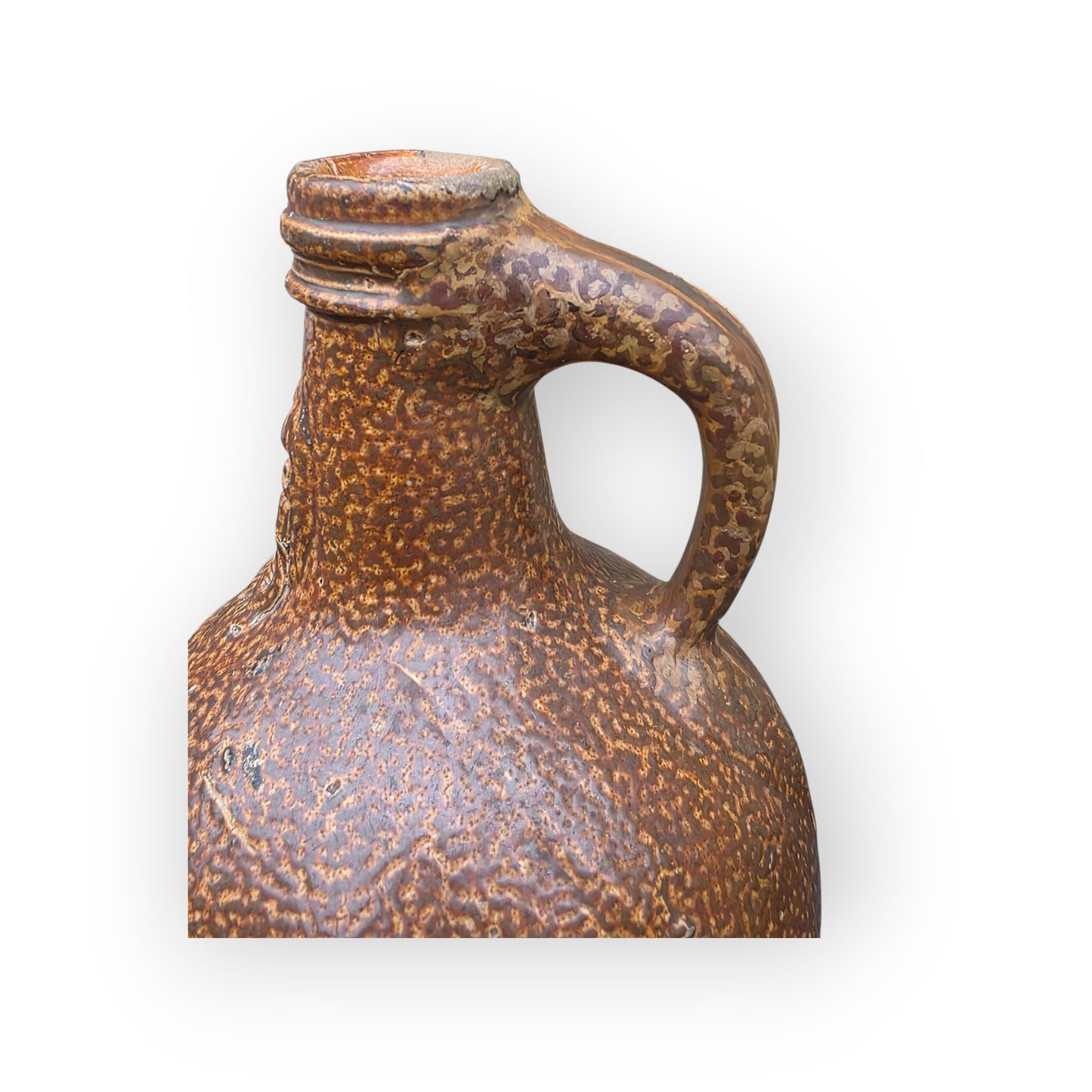 Mid‑17th Century German Antique Bellarmine Jug / Bartmannkrug, Circa 1625–1675 - Deaccessioned by The Bellarmine Museum, England & Illustrated in "The Bellarmine and other German Stoneware", Book 1, No. 23.