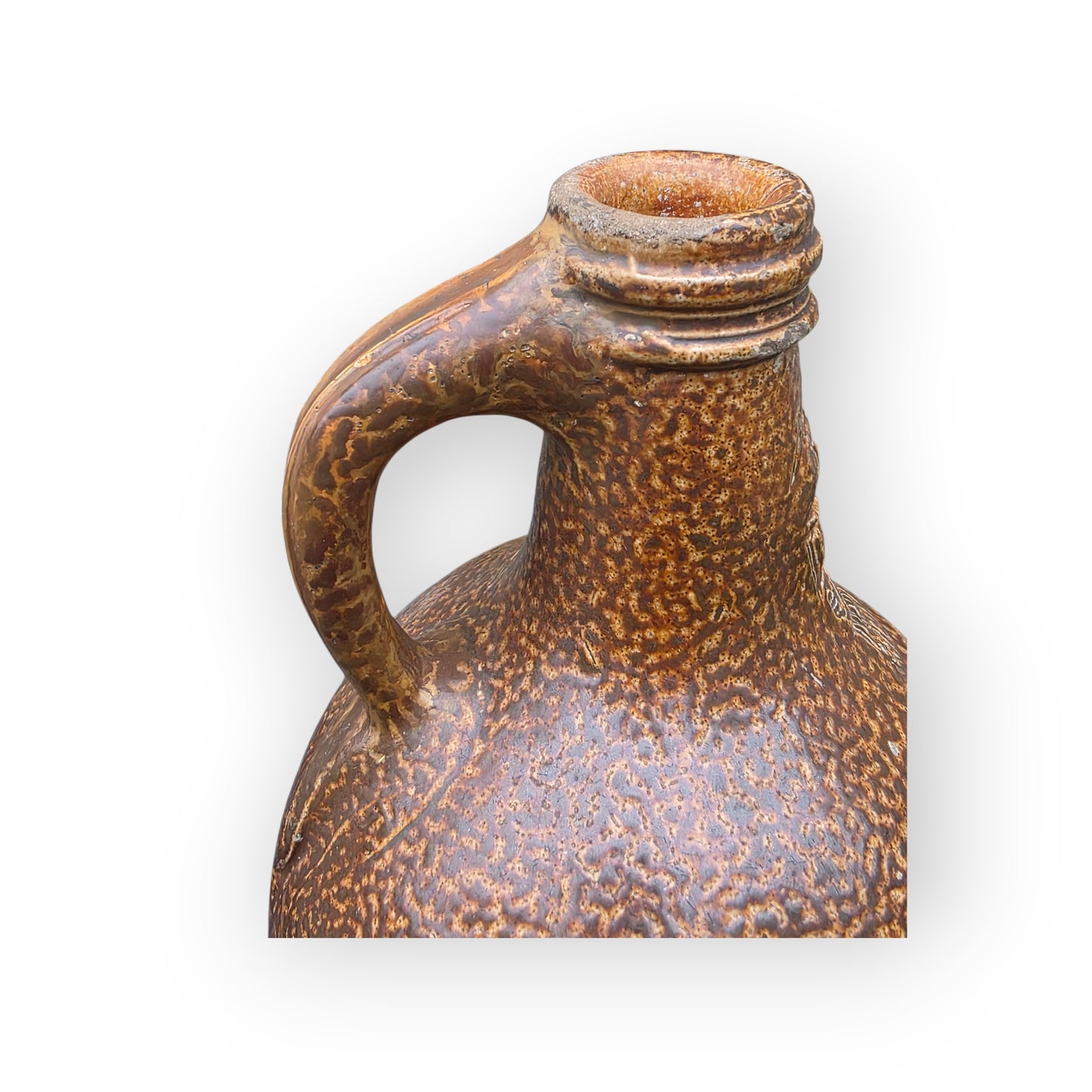 Mid‑17th Century German Antique Bellarmine Jug / Bartmannkrug, Circa 1625–1675 - Deaccessioned by The Bellarmine Museum, England & Illustrated in "The Bellarmine and other German Stoneware", Book 1, No. 23.